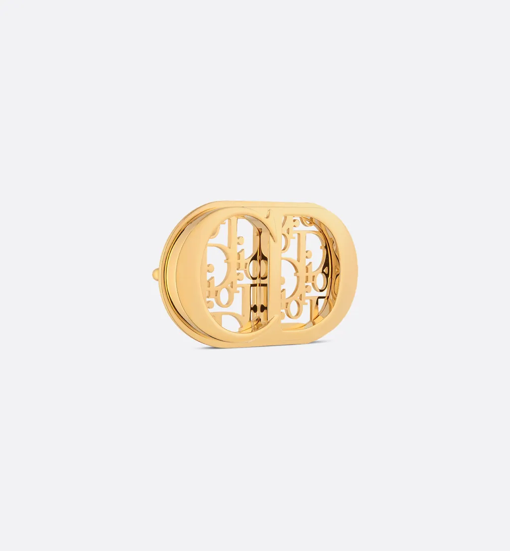 Cd Icon Dior Oblique Cosmo Belt Buckle