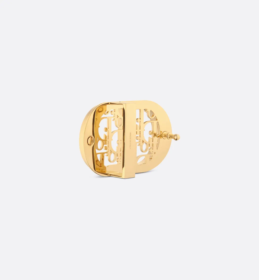 Cd Icon Dior Oblique Cosmo Belt Buckle