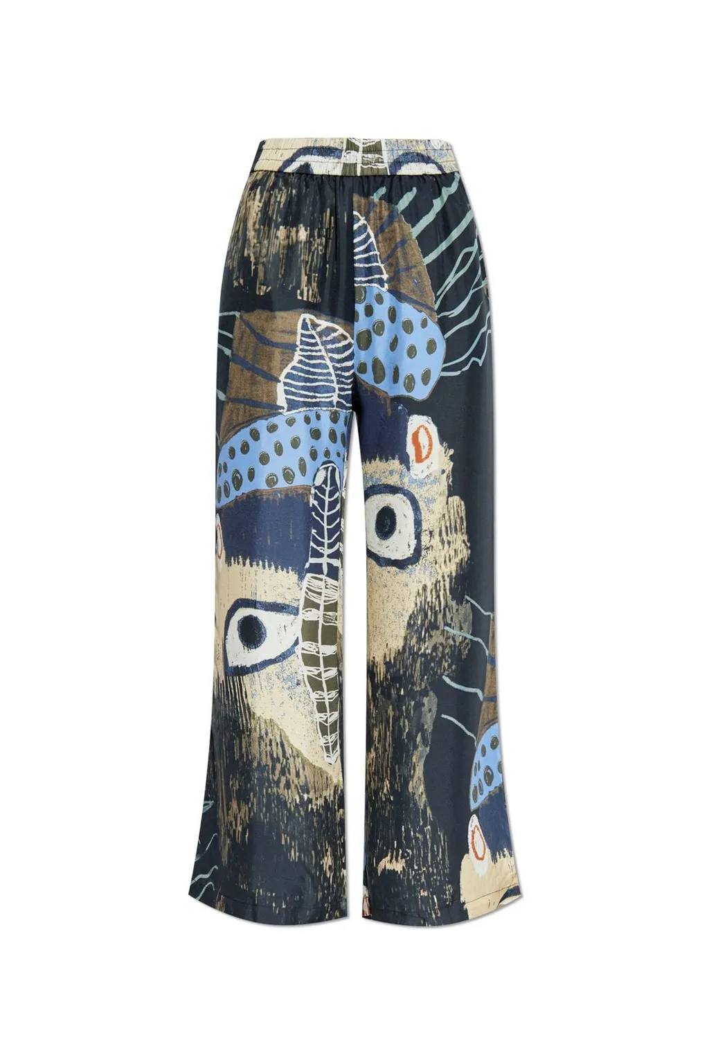 Munthe Arum Printed Silk Trousers
