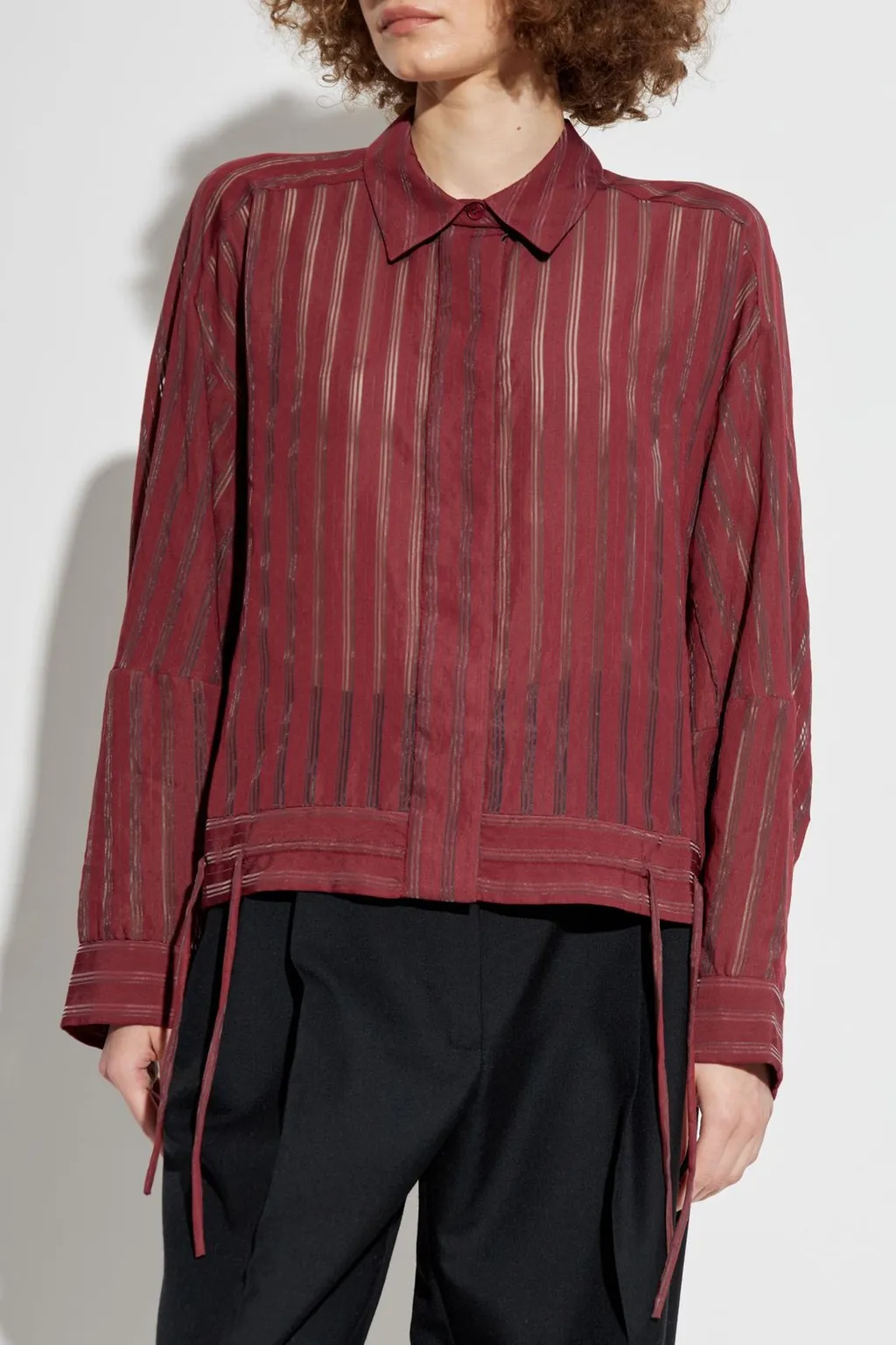 Munthe Loasta Sheer Striped Top