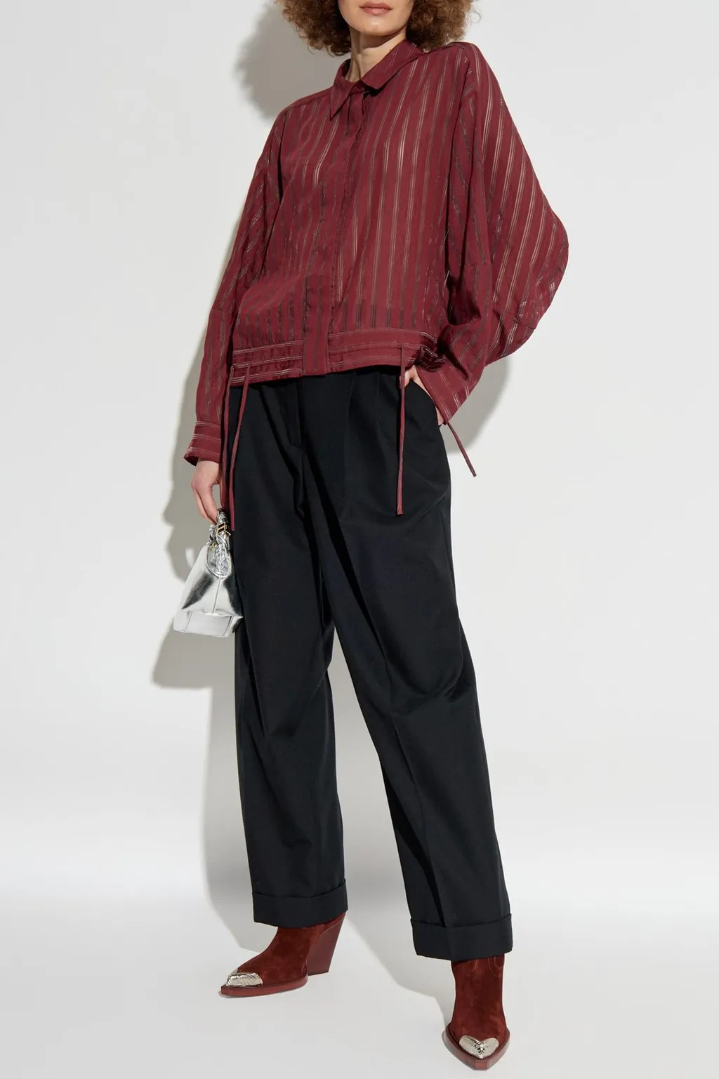 Munthe Loasta Sheer Striped Top