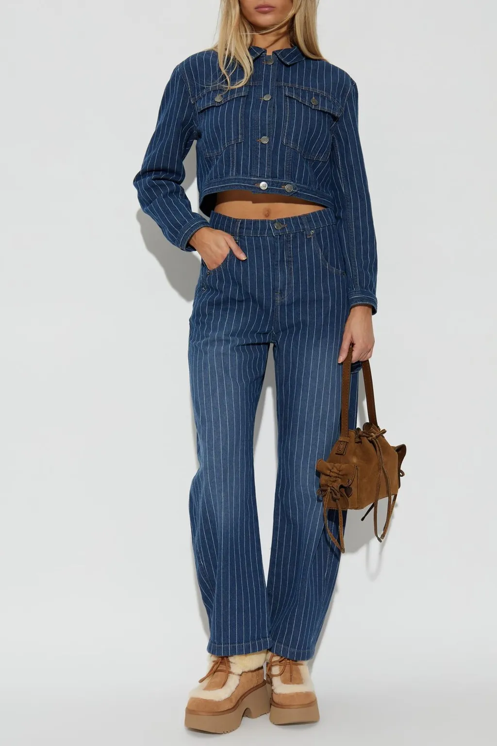 Munthe Shimo Pinstripe Jeans