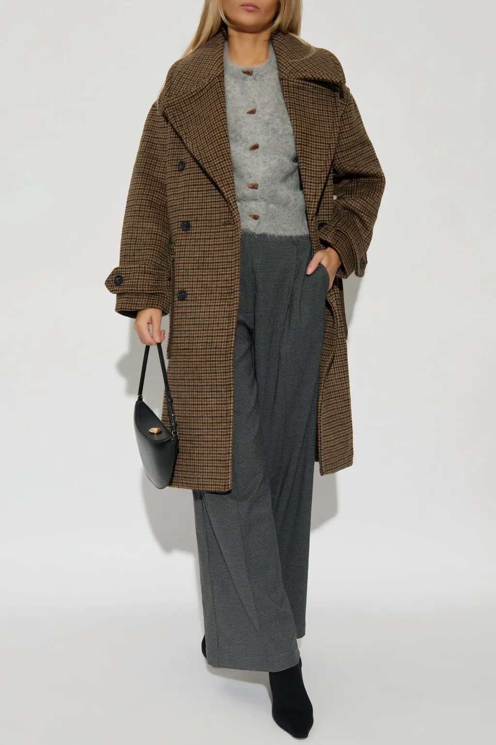 Munthe Libasto Houndstooth Coat