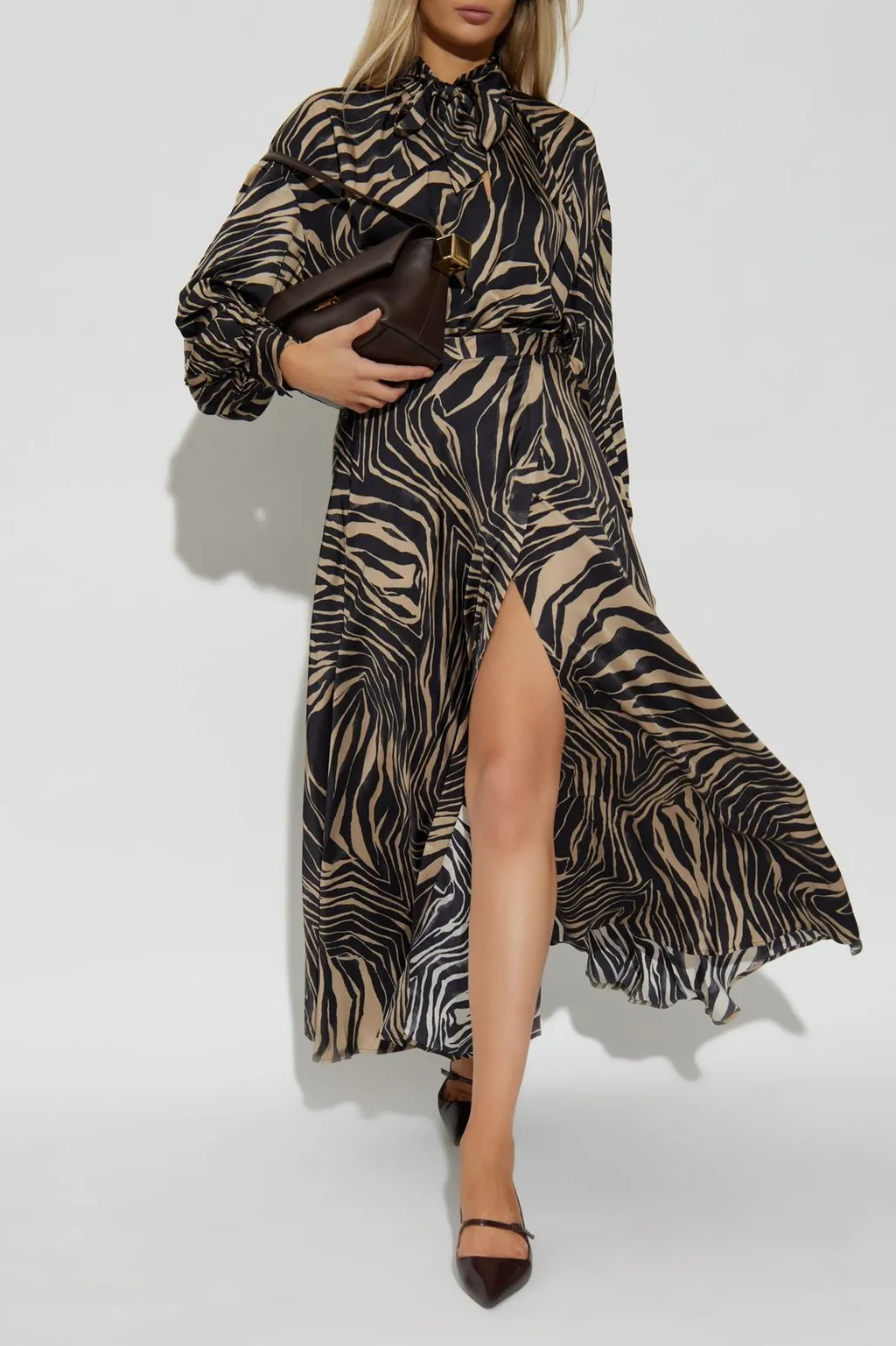 Munthe Lovella Zebra Print Top
