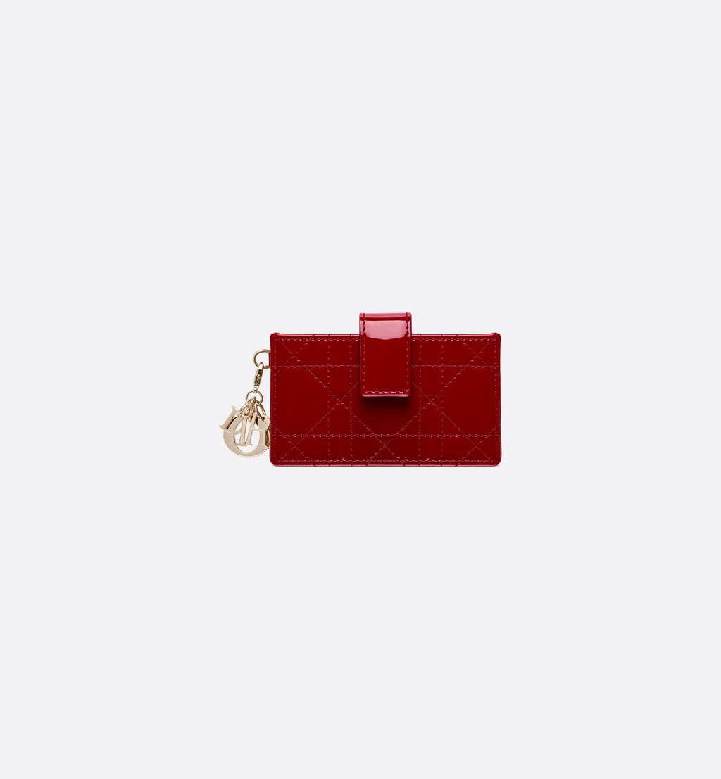 Lady Dior Jasmine Card Holder