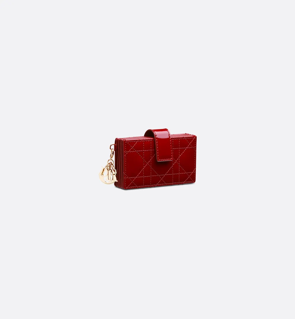 Lady Dior Jasmine Card Holder
