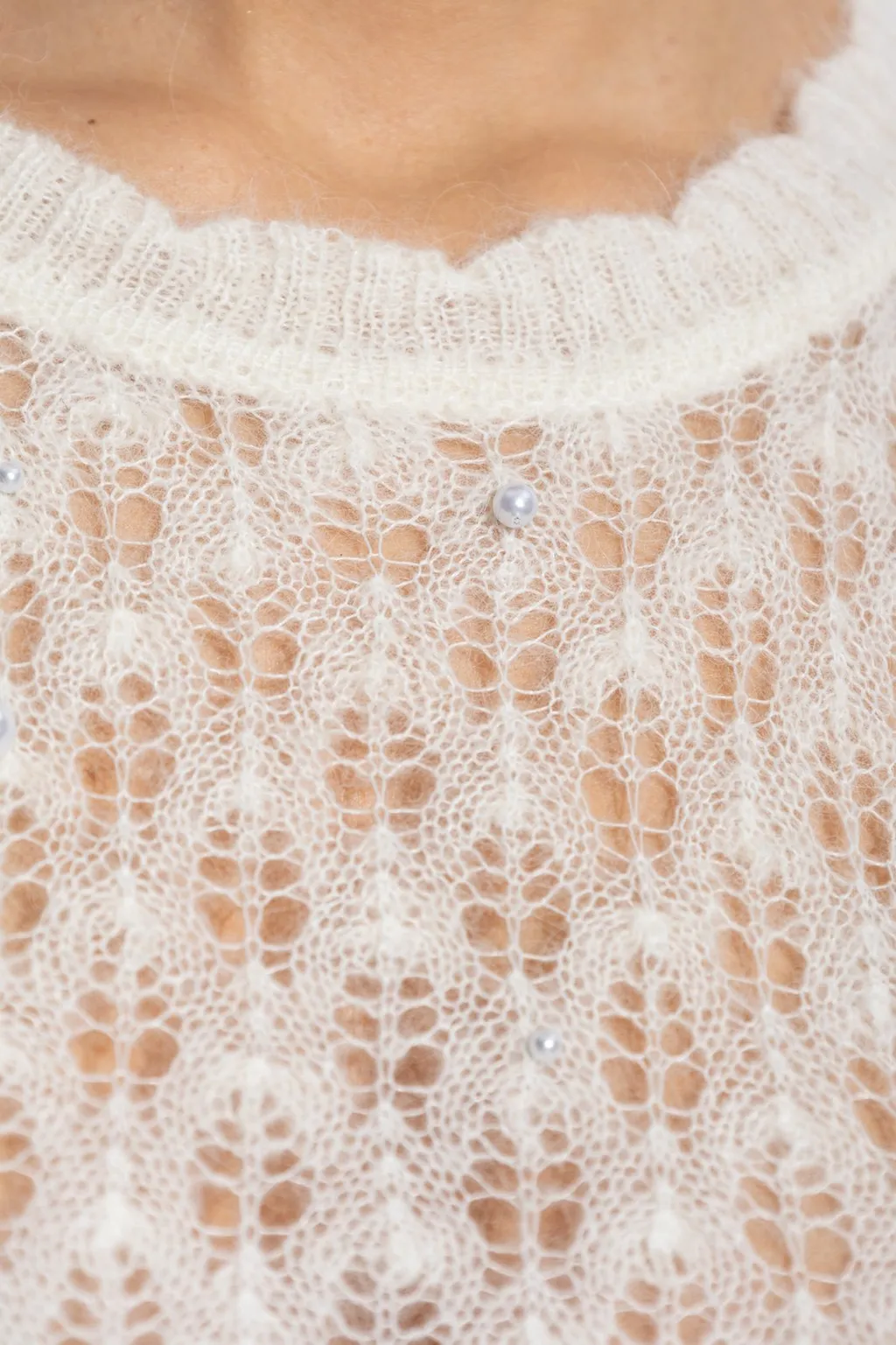 Munthe Popta Cut-Out Knit Top