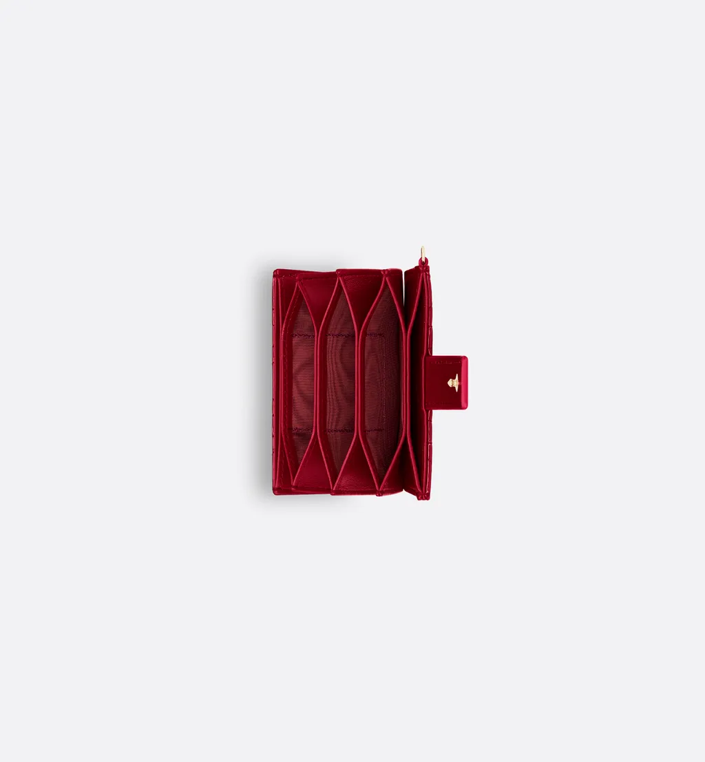 Lady Dior Jasmine Card Holder