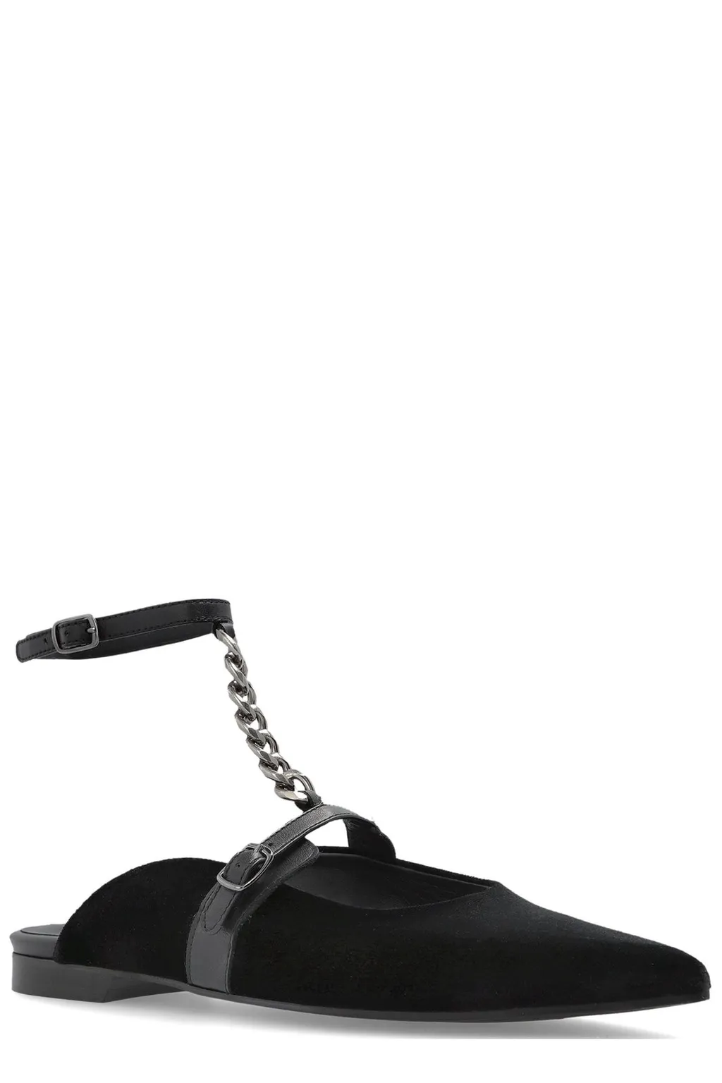 Munthe Perma Velvet Ballerinas