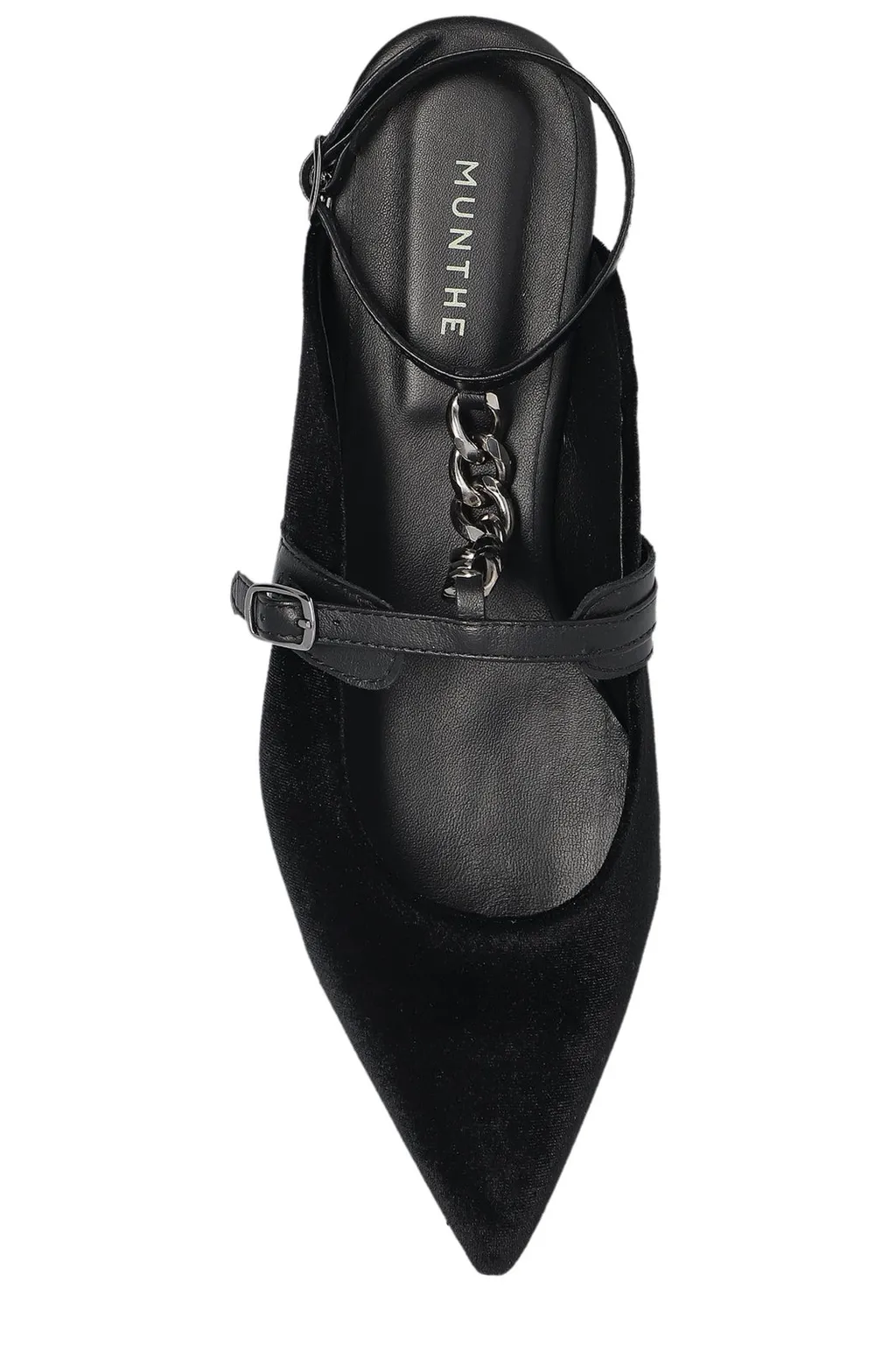 Munthe Perma Velvet Ballerinas