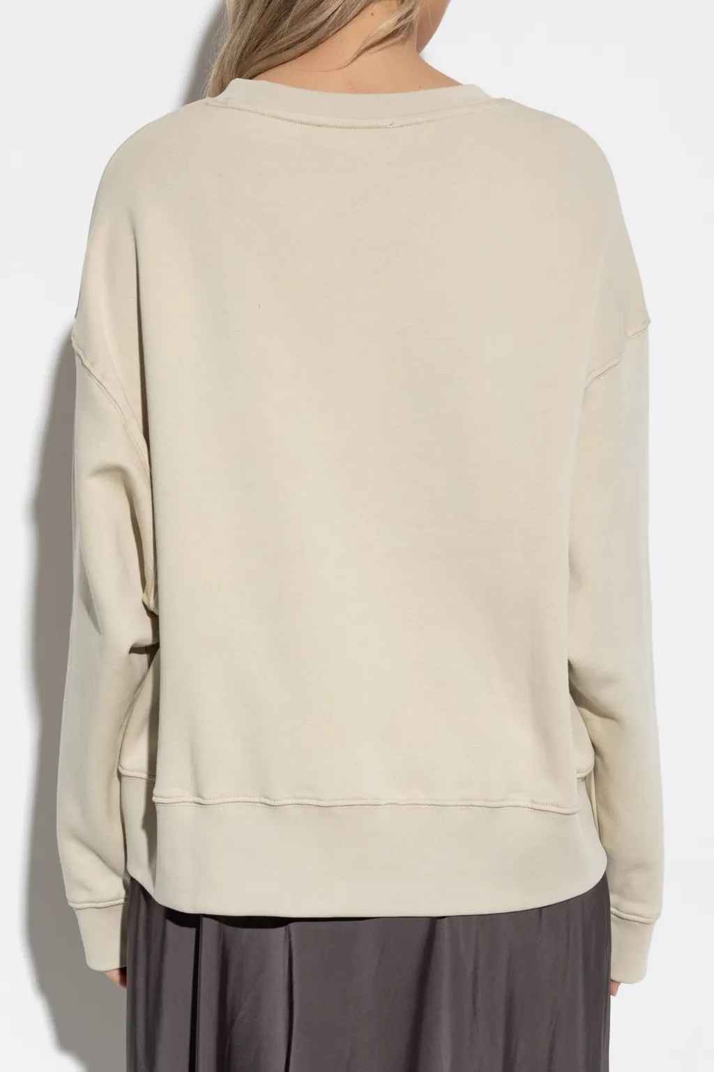 Munthe Logo Embroidered Crewneck Sweatshirt