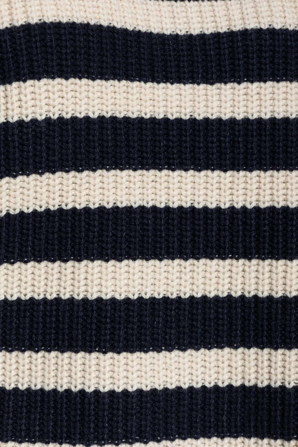Munthe High-Neck Striped Knitted Jumper
