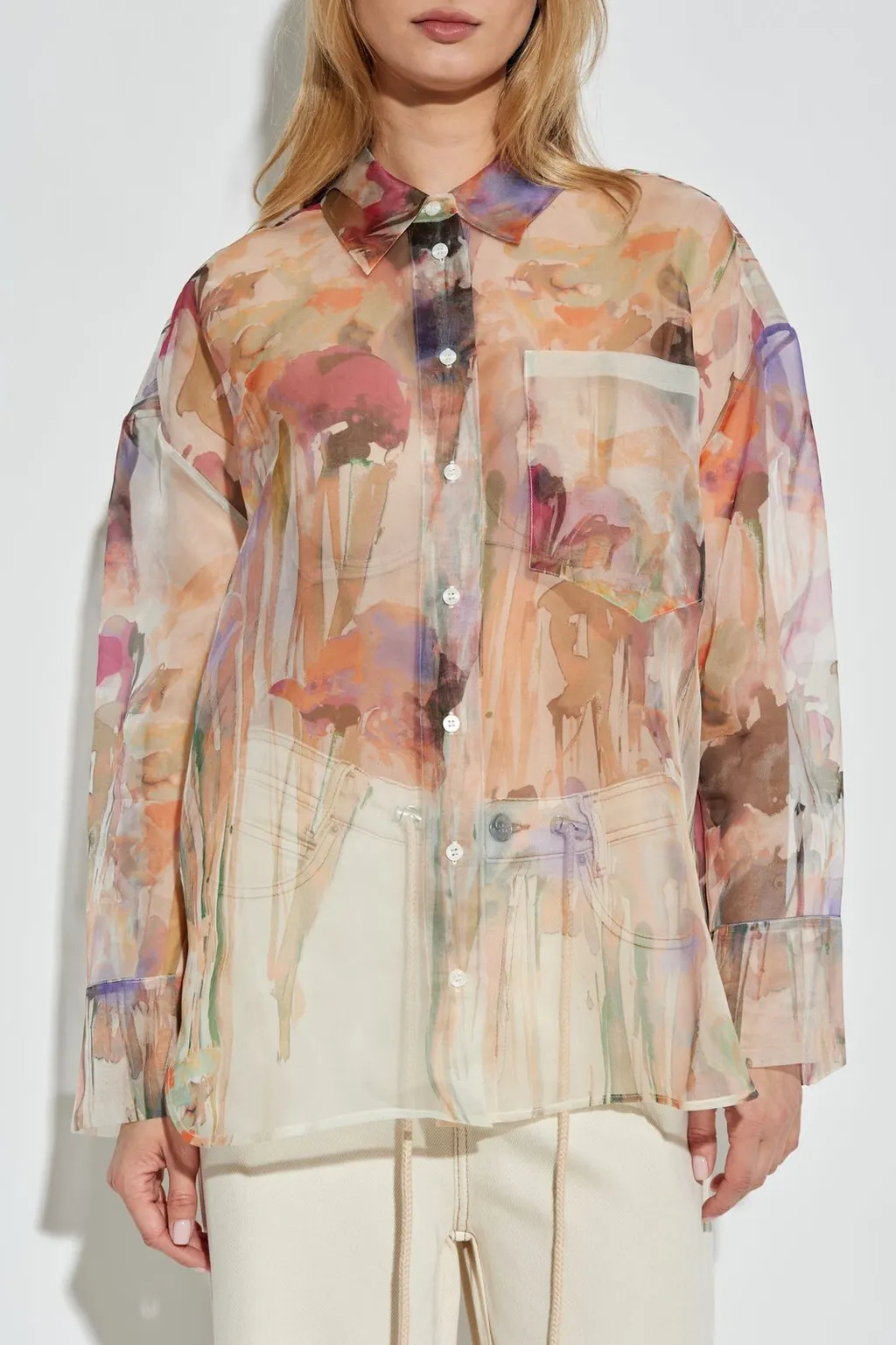 Munthe Abstract Print Blouse