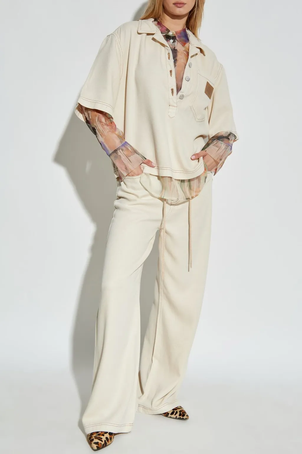 Munthe Abstract Print Blouse