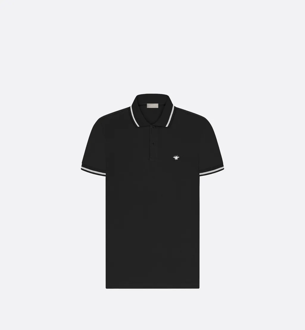 Polo Shirt With Bee Embroidery