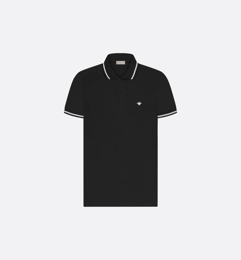 Polo Shirt With Bee Embroidery