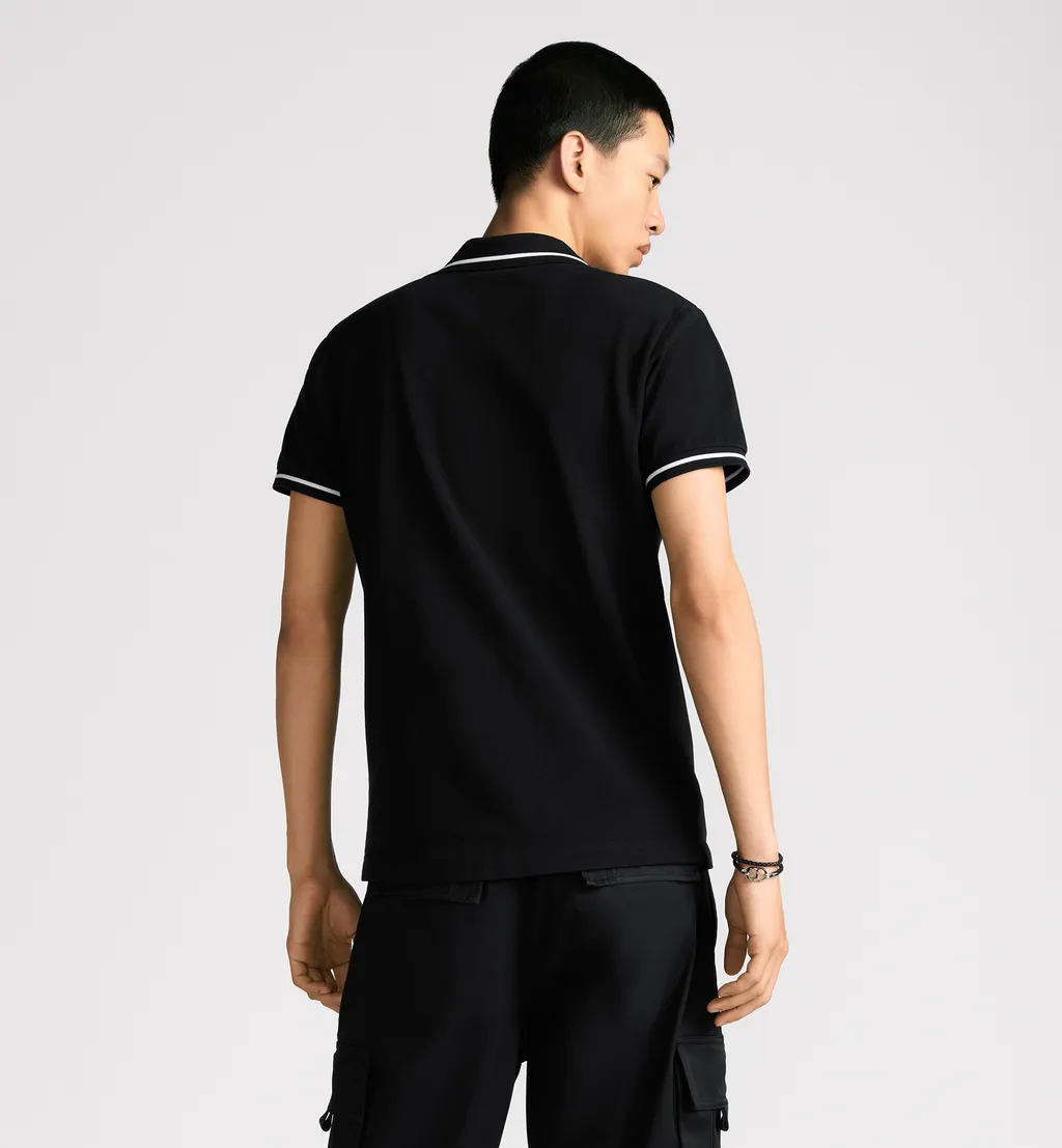Polo Shirt With Bee Embroidery