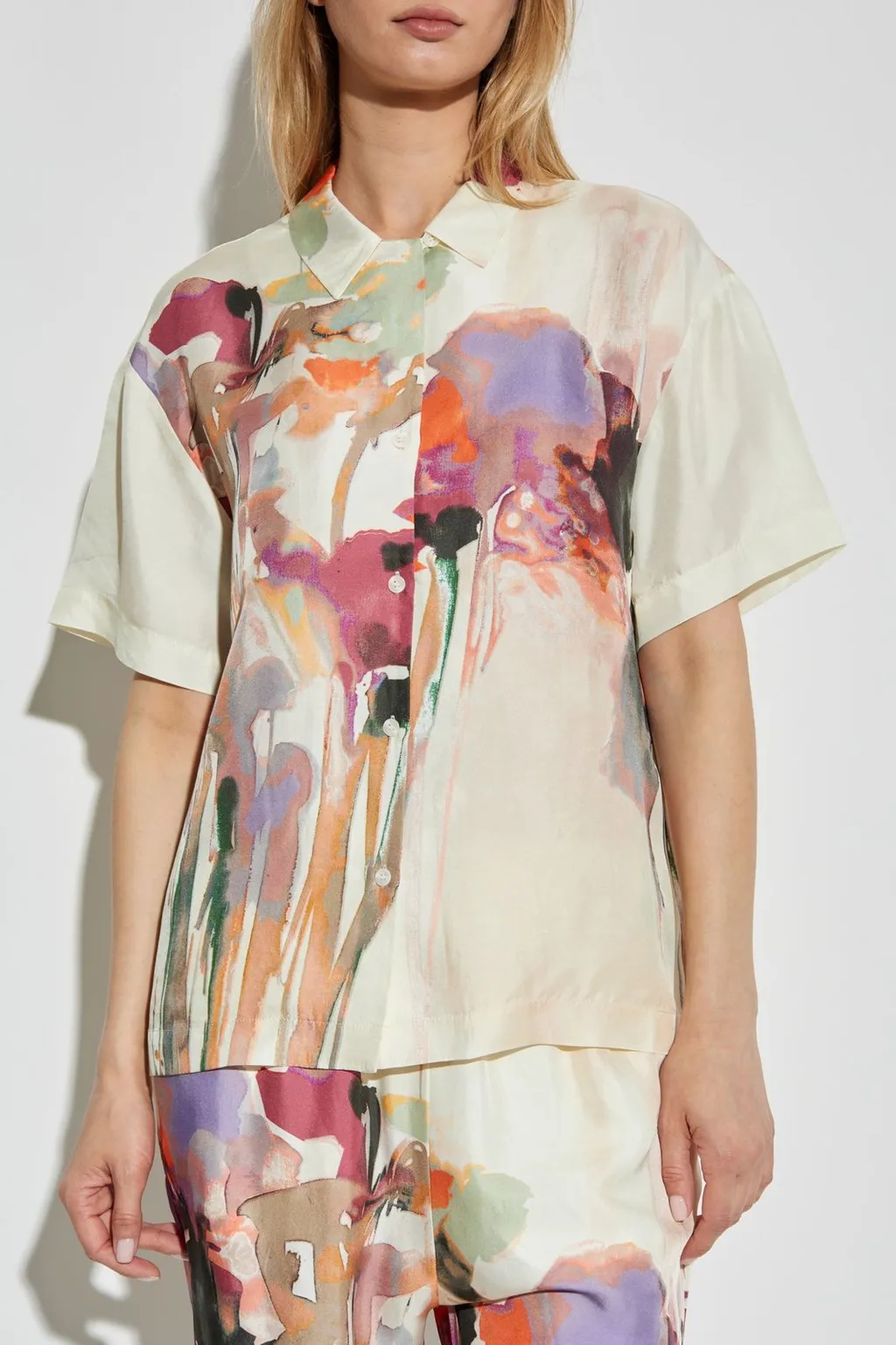 Munthe Floral Short Sleeve Top