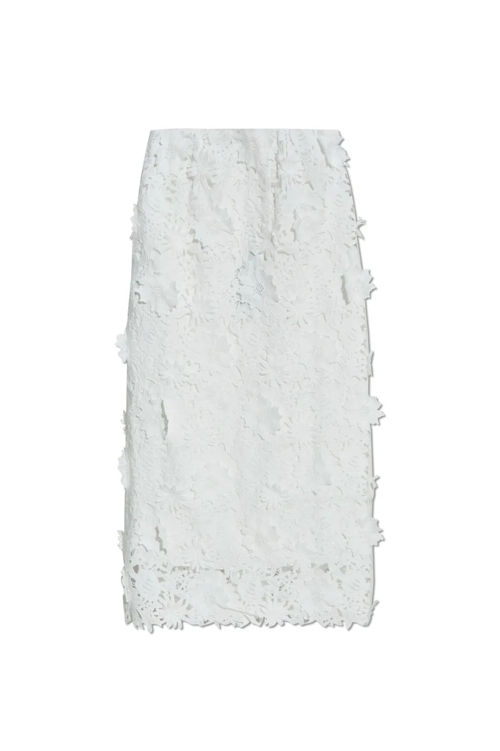 Munthe Floral Lace Midi Skirt