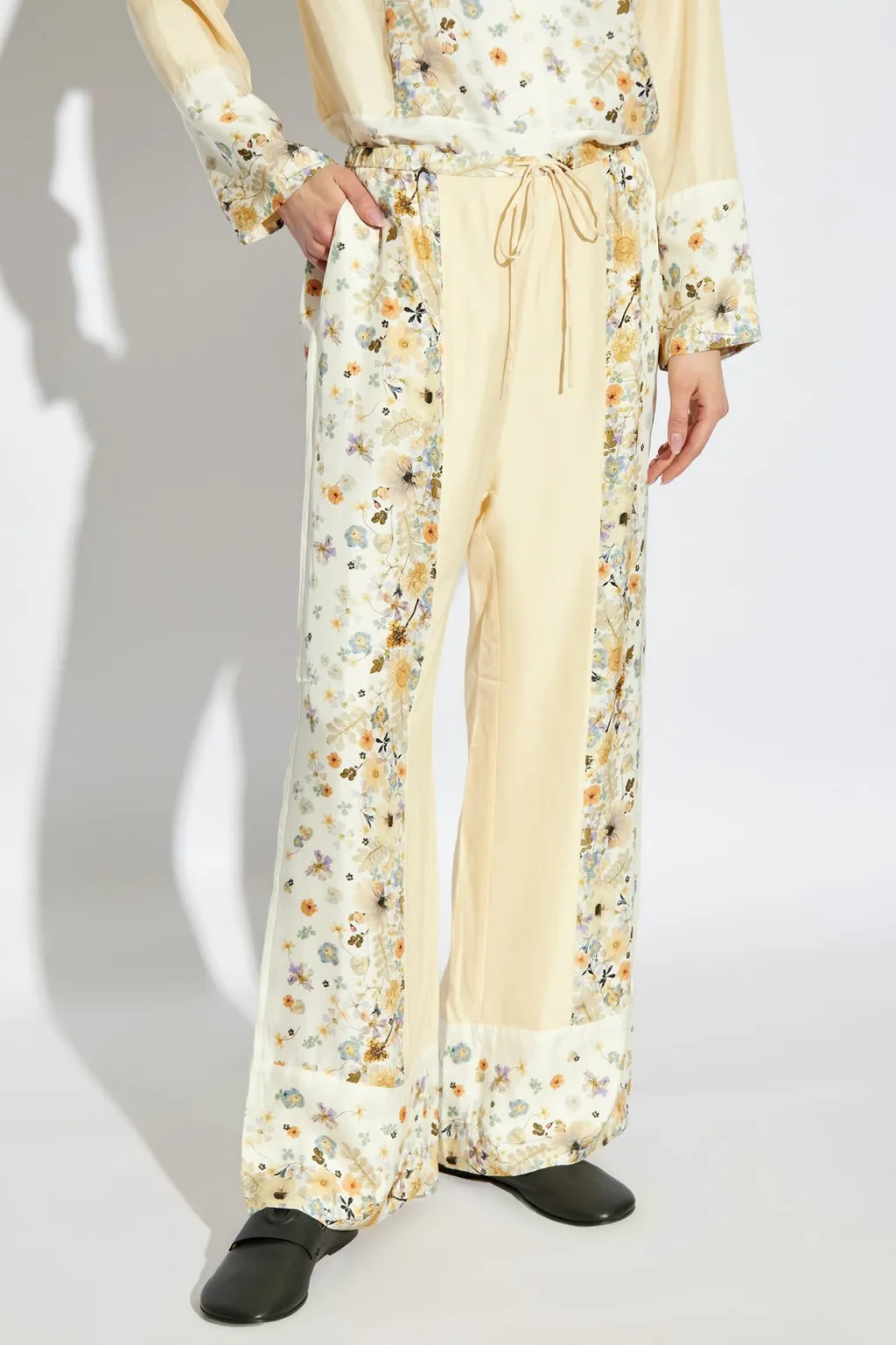 Munthe Floral Patterned Relaxed Pants