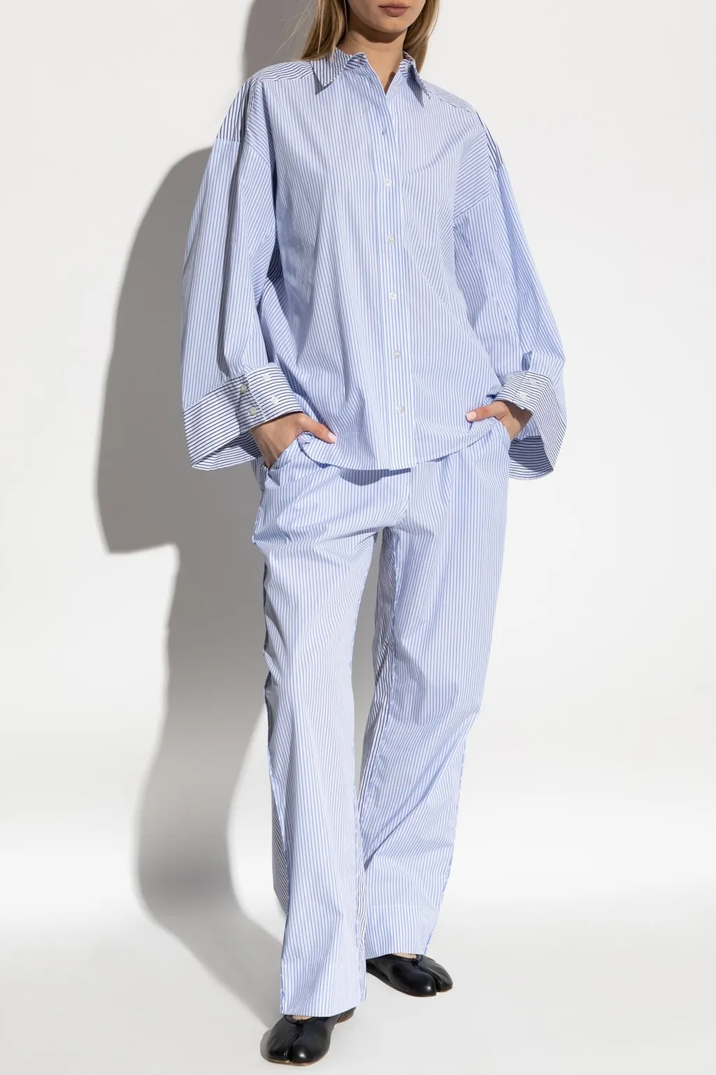 Munthe Relaxed Fit Striped Pants
