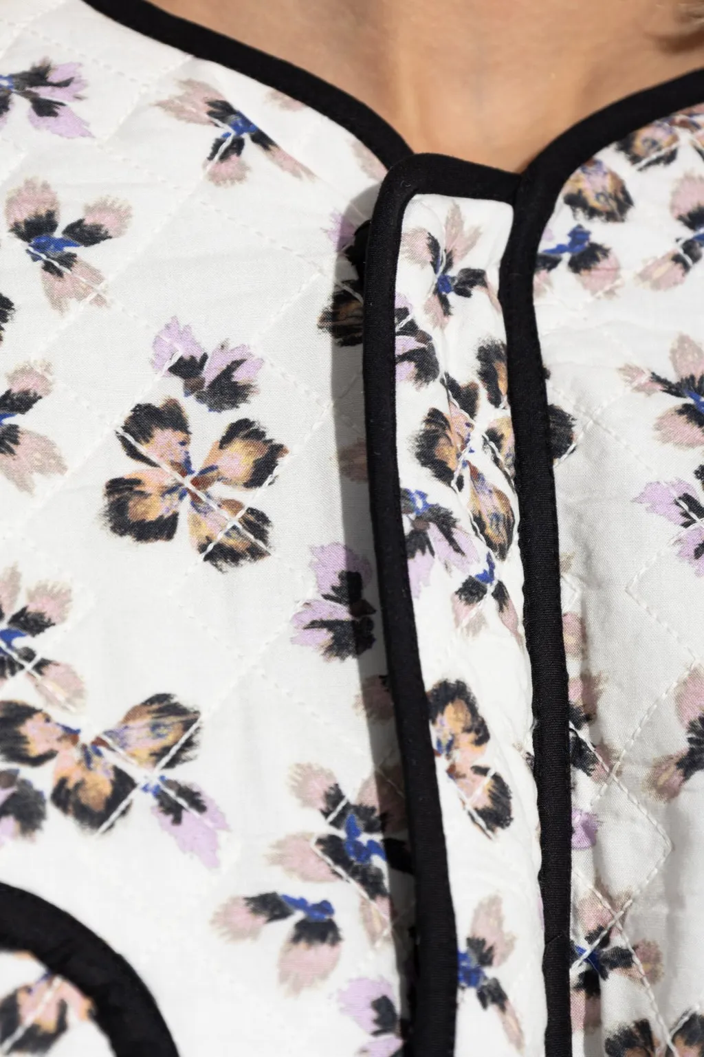 Munthe Floral Quilted Belted Jacket