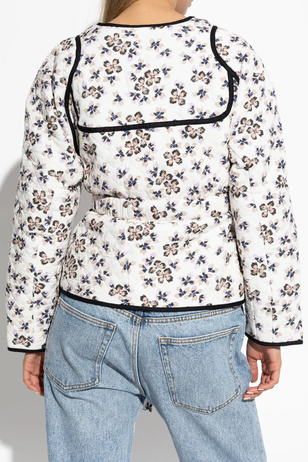 Munthe Floral Quilted Belted Jacket