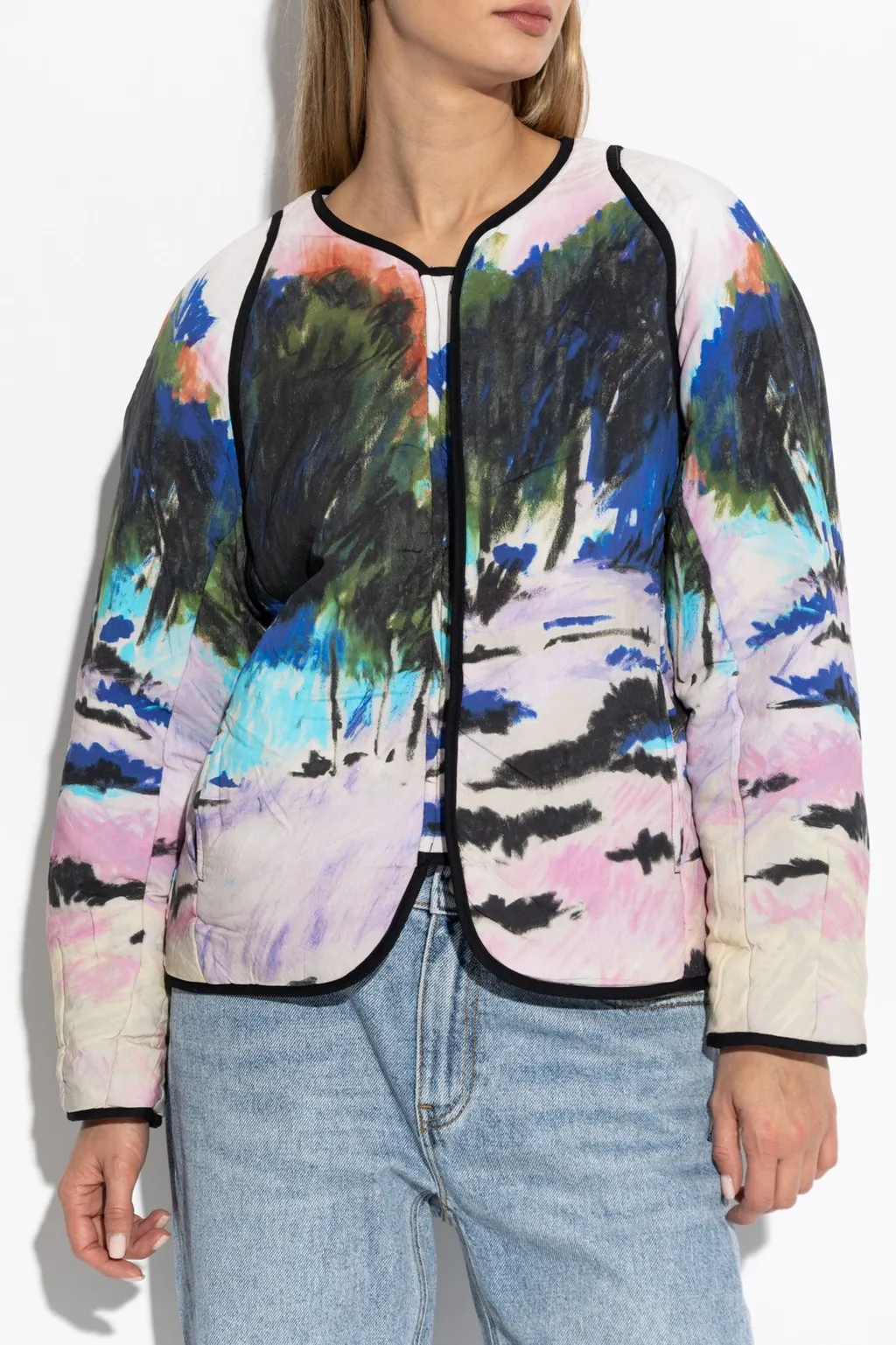 Munthe Floral Quilted Belted Jacket