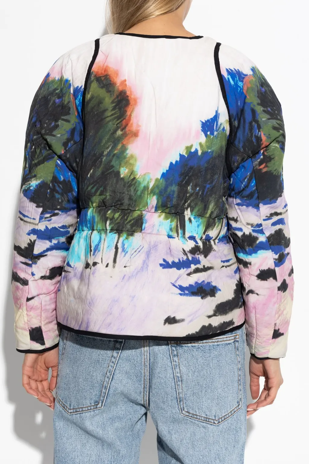 Munthe Floral Quilted Belted Jacket