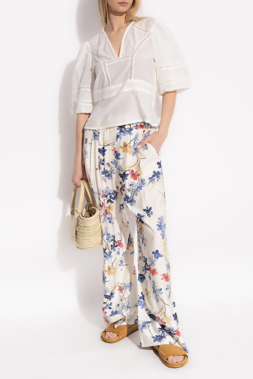 Munthe Elegant Puff Sleeve Top