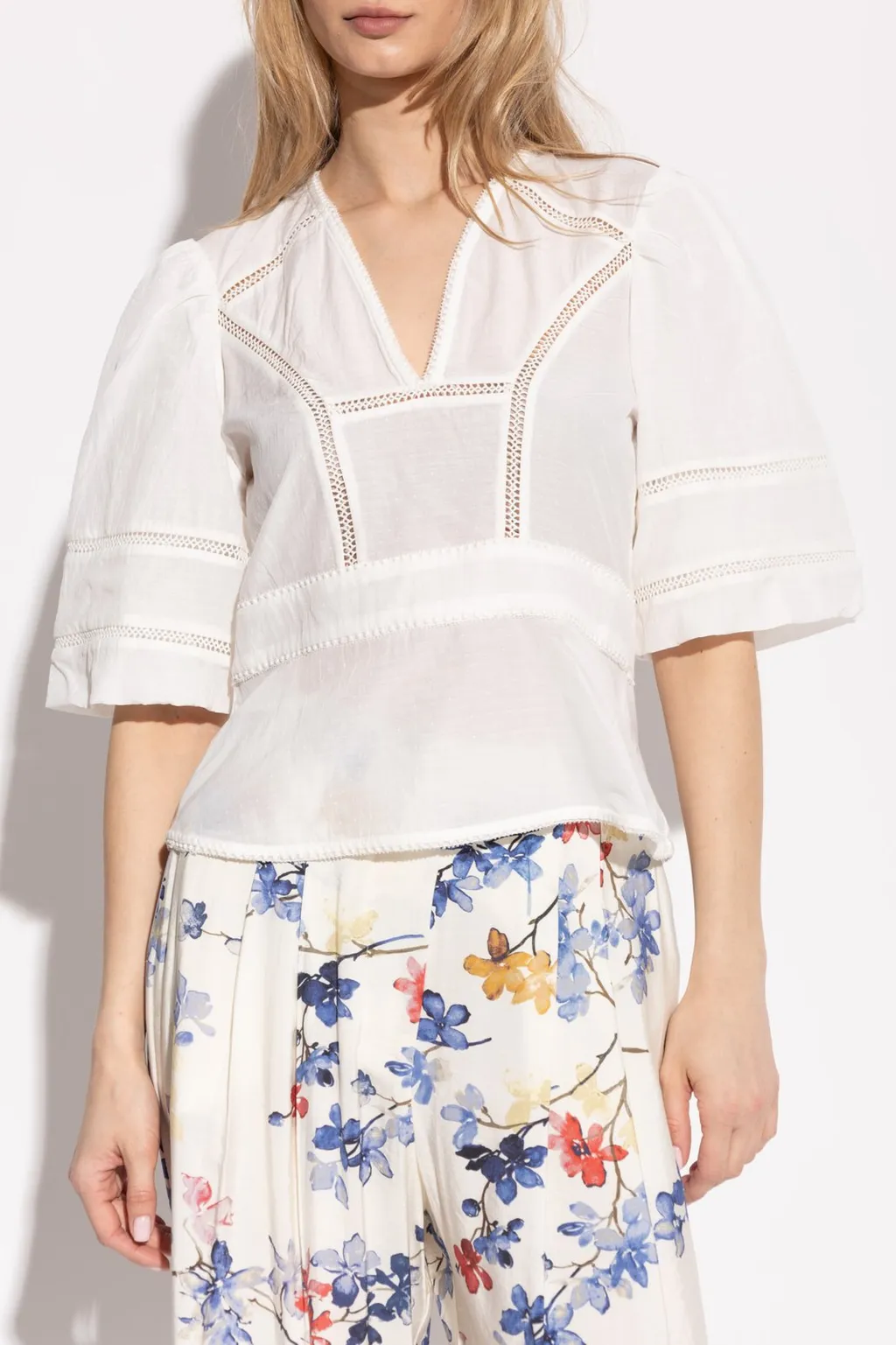 Munthe Elegant Puff Sleeve Top