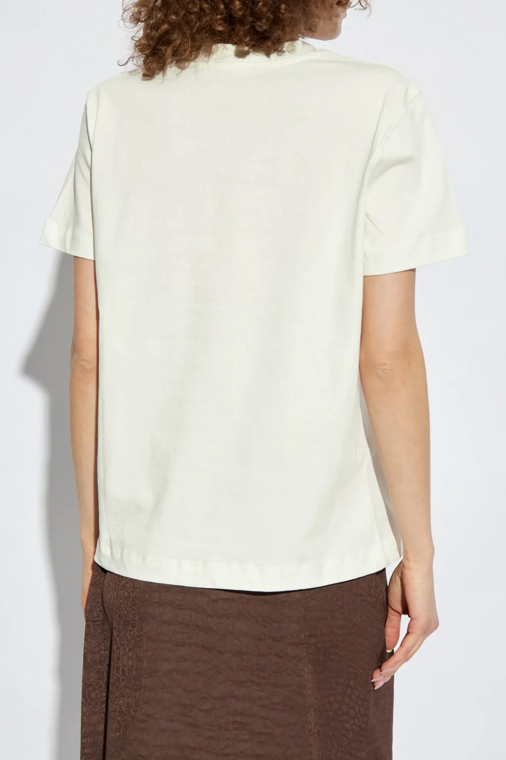 Munthe Embroidered Logo Cutout Top