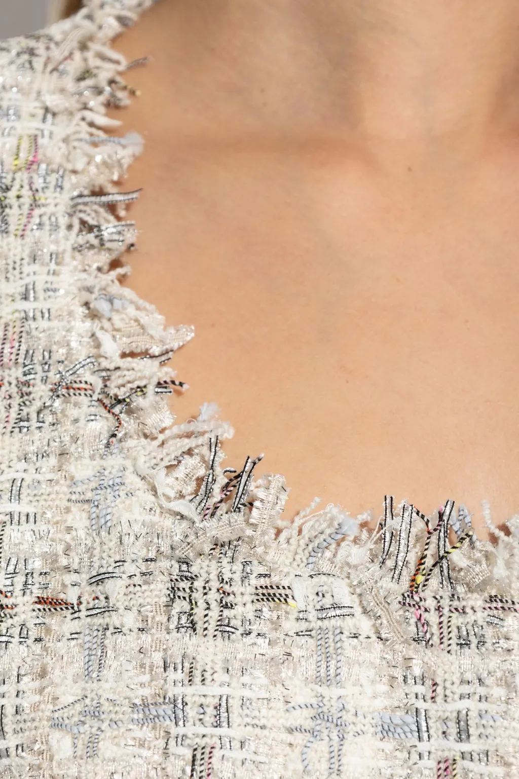 Munthe Textured Frayed Edge Jacket
