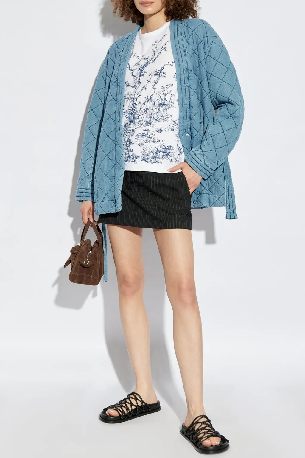 Munthe Quilted Belted Jacket