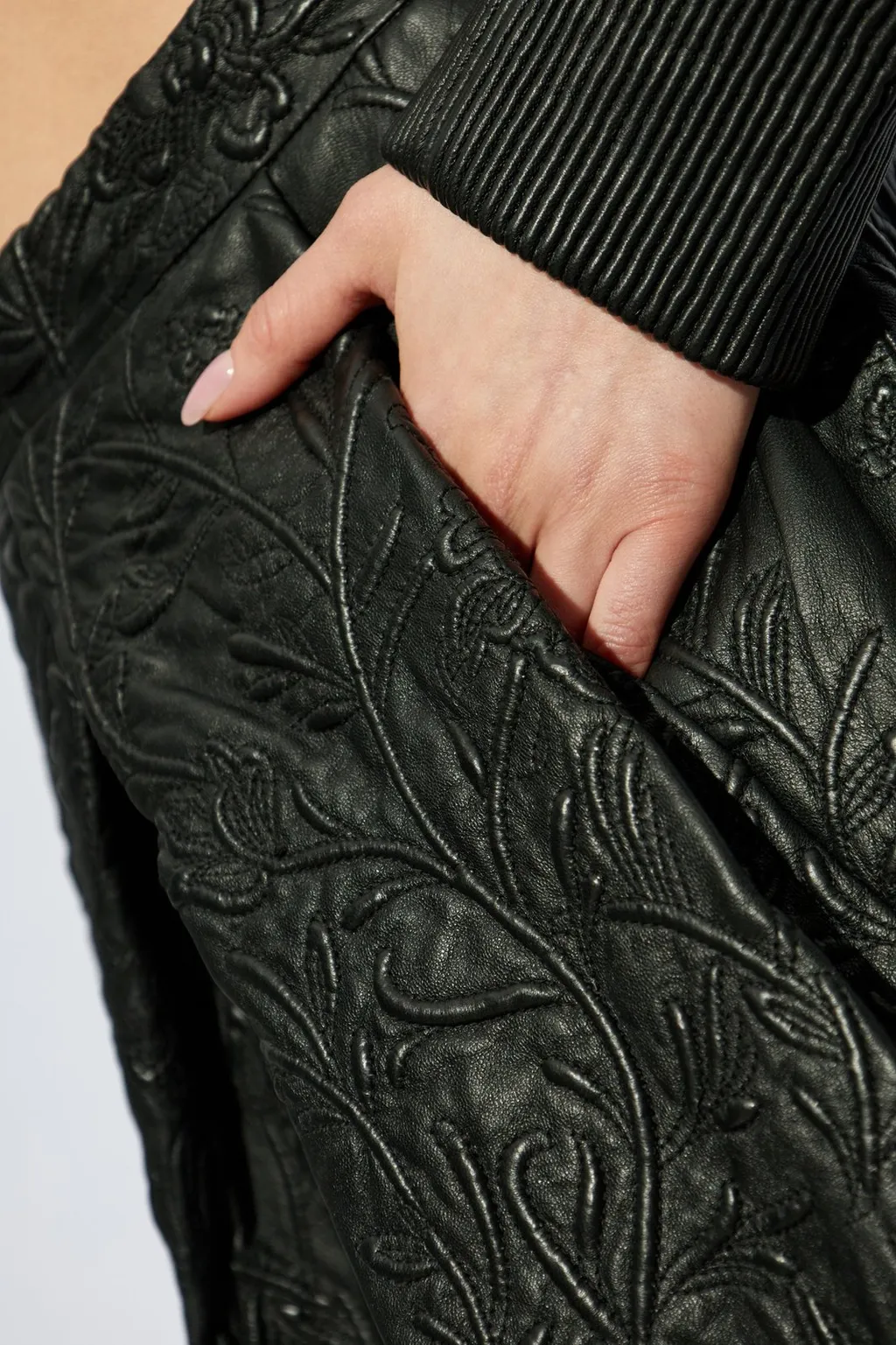 Munthe Embroidered Midi Skirt