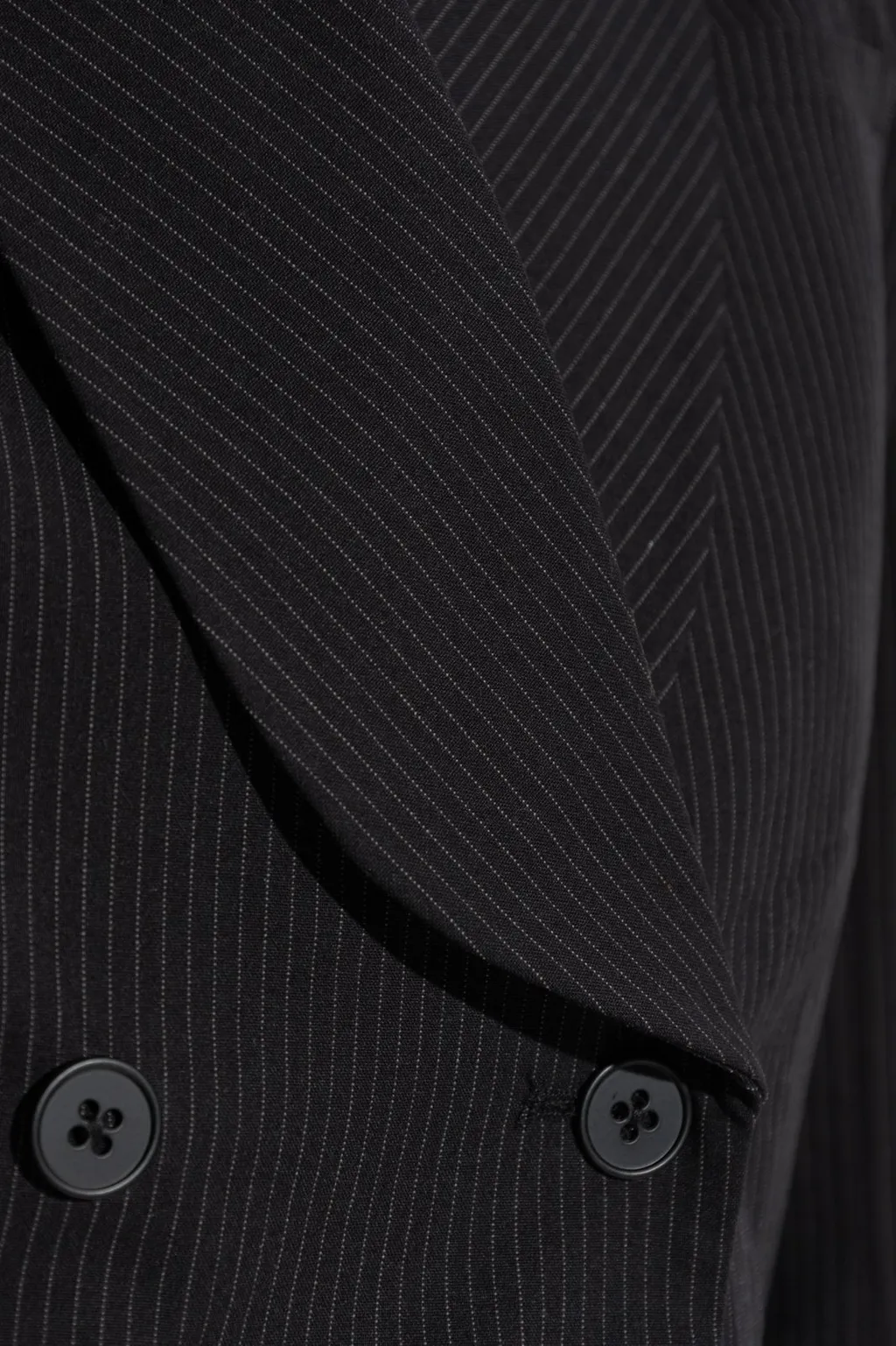 Munthe Tailored Pinstripe Cropped Jacket