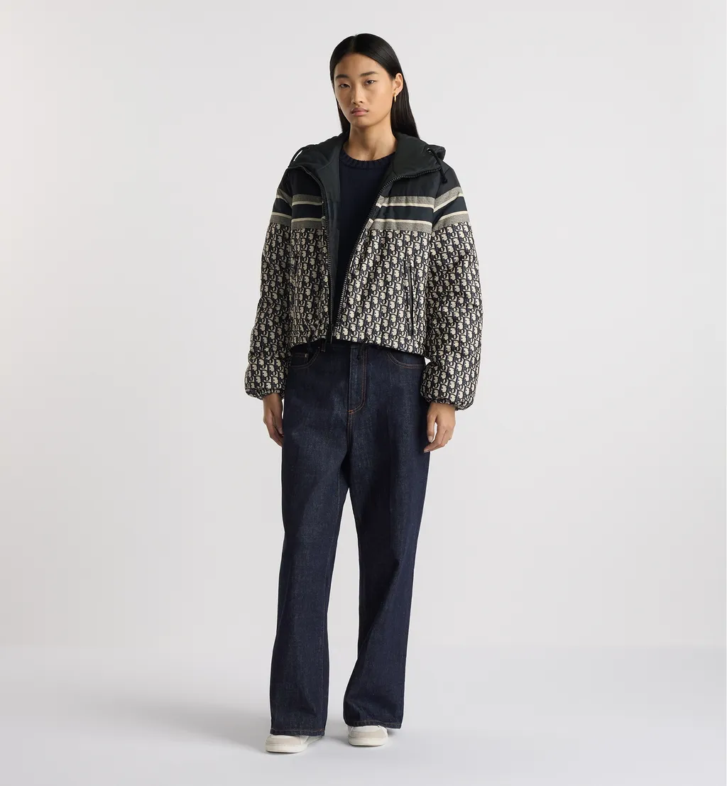 Reversible Cropped Puffer Jacket
