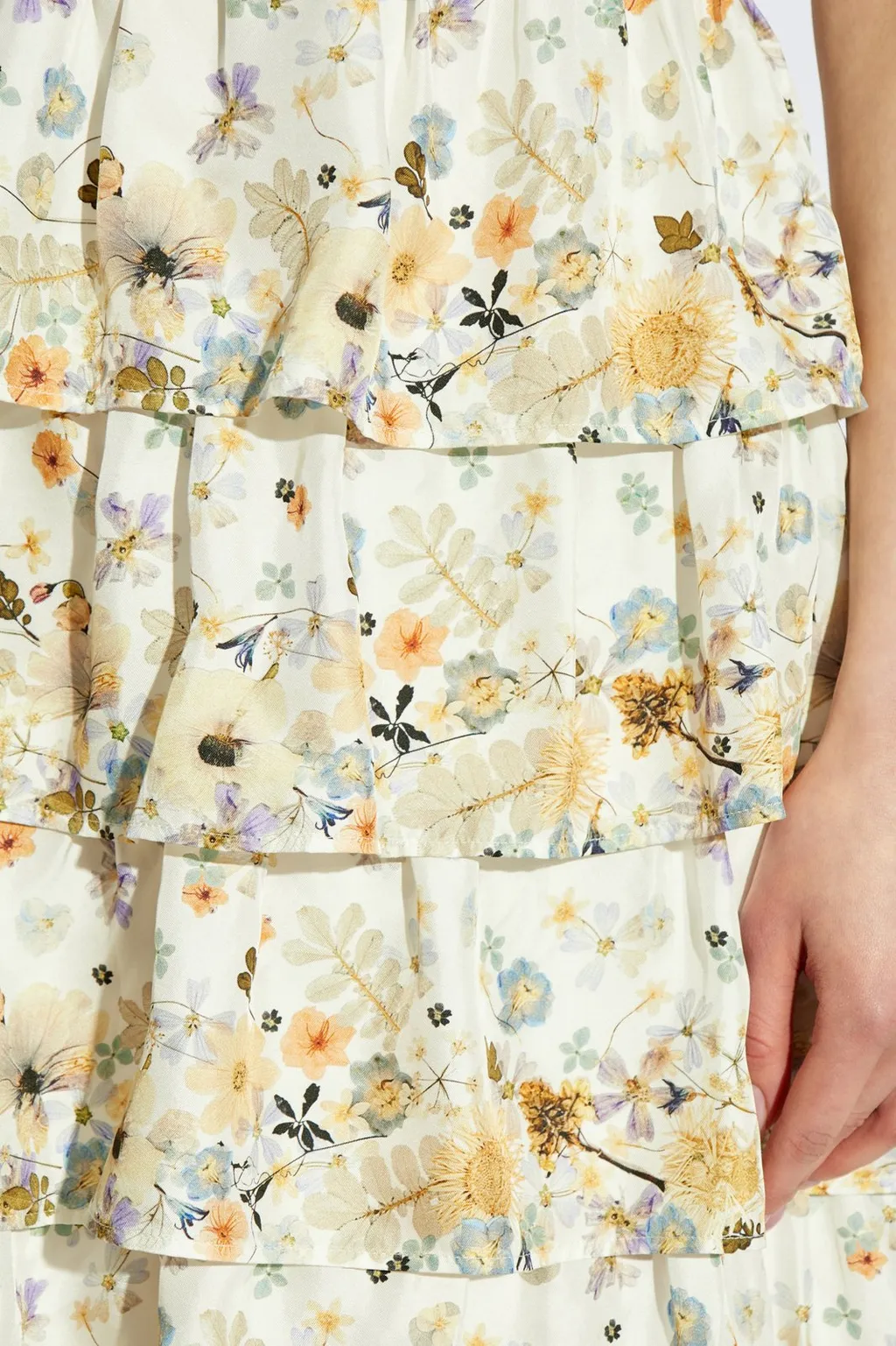 Munthe Floral Tiered Maxi Dress