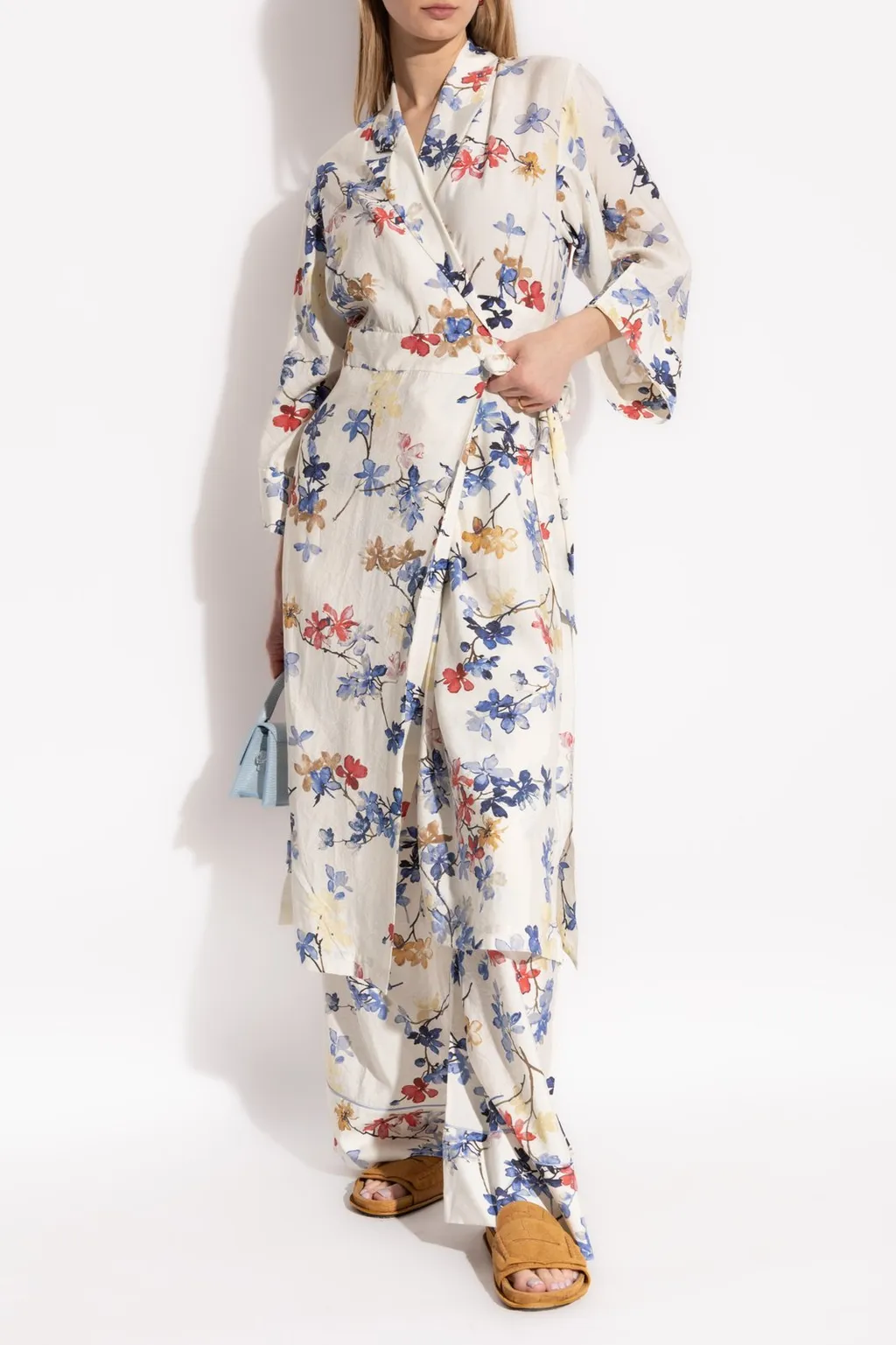 Munthe Floral Wrap Midi Dress