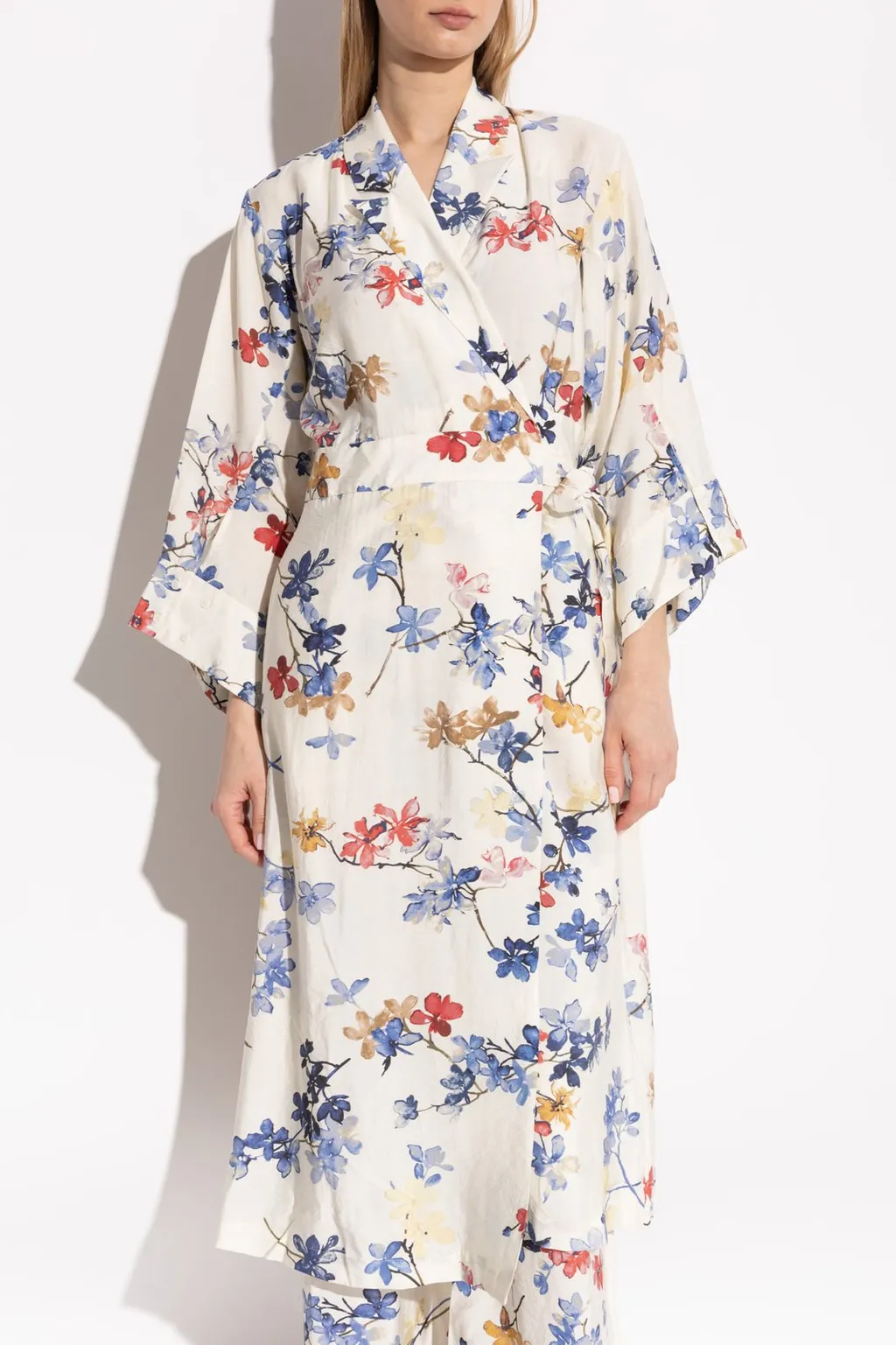 Munthe Floral Wrap Midi Dress