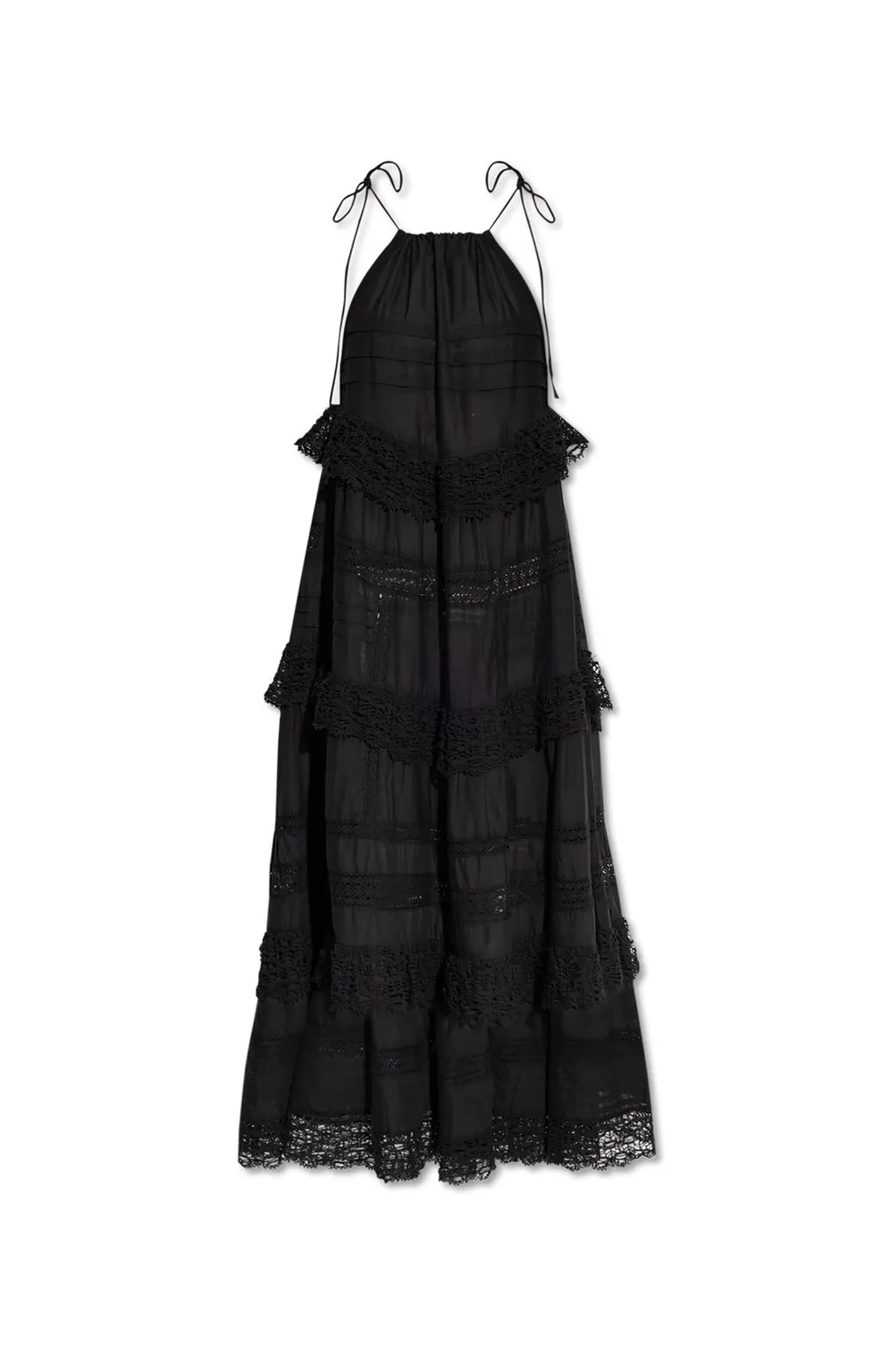 Munthe Bohemian Tiered Maxi Dress