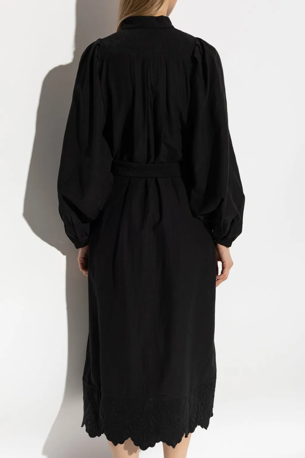 Munthe Elegant Belted Midi Dress