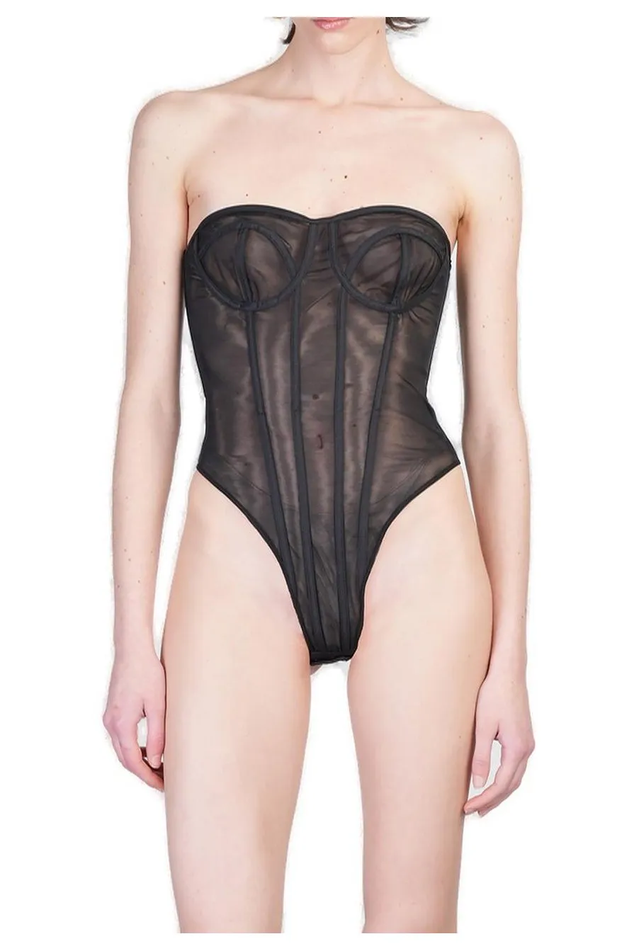 Mvp Wardrobe Strapless Bodysuit