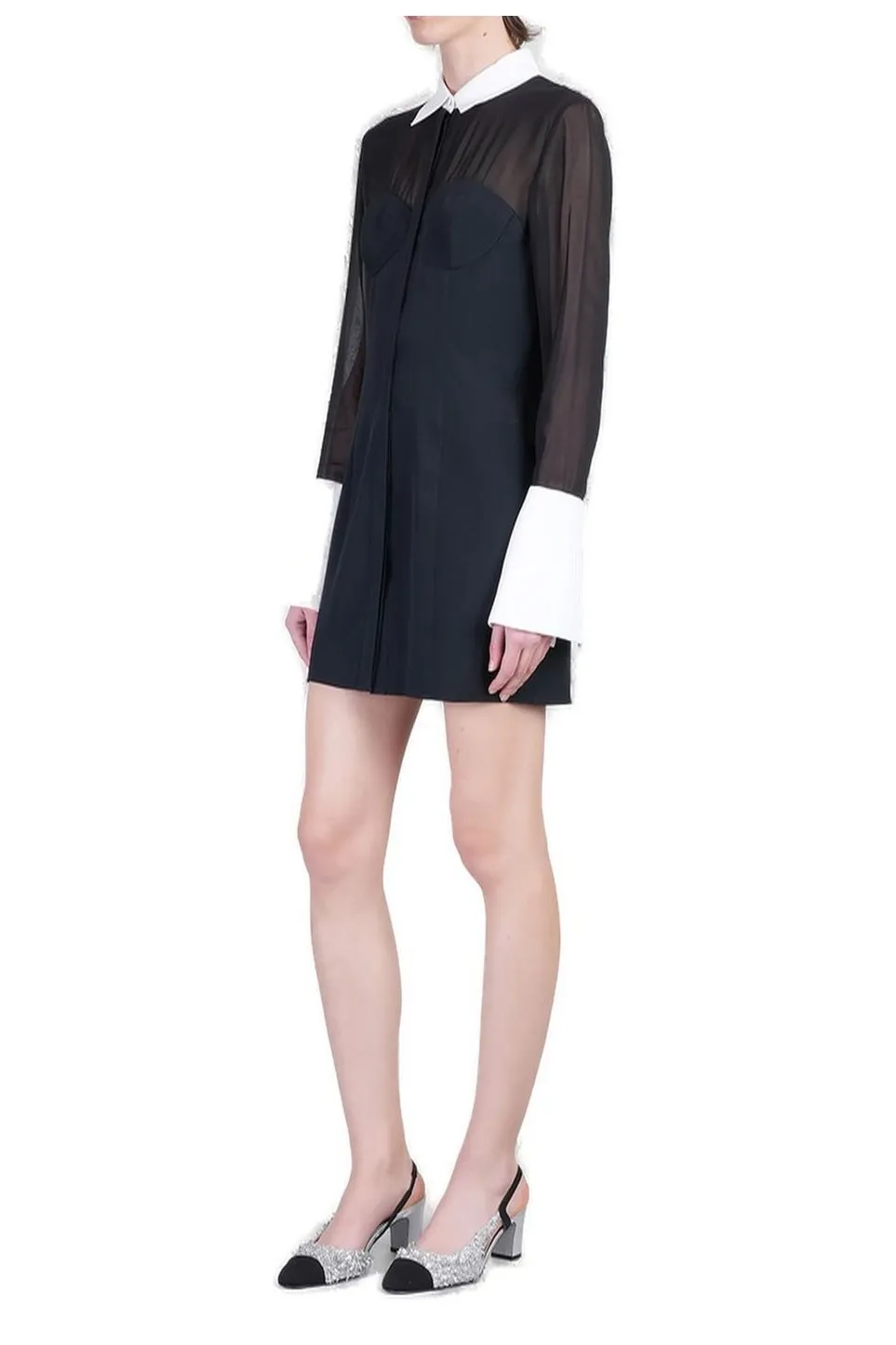 Mvp Wardrobe Contrasted Mini Dress