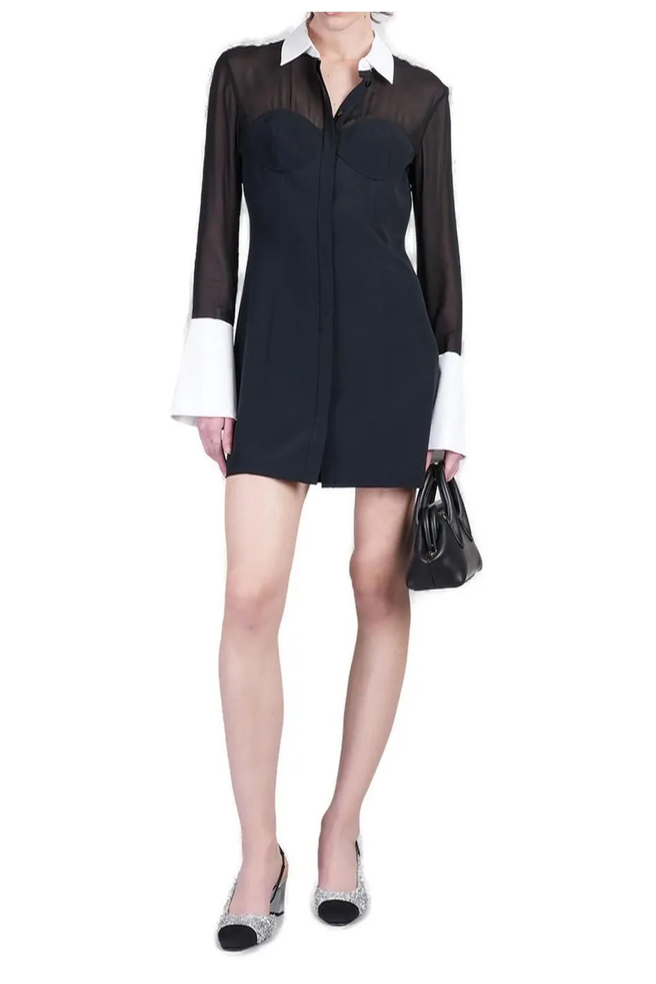 Mvp Wardrobe Contrasted Mini Dress