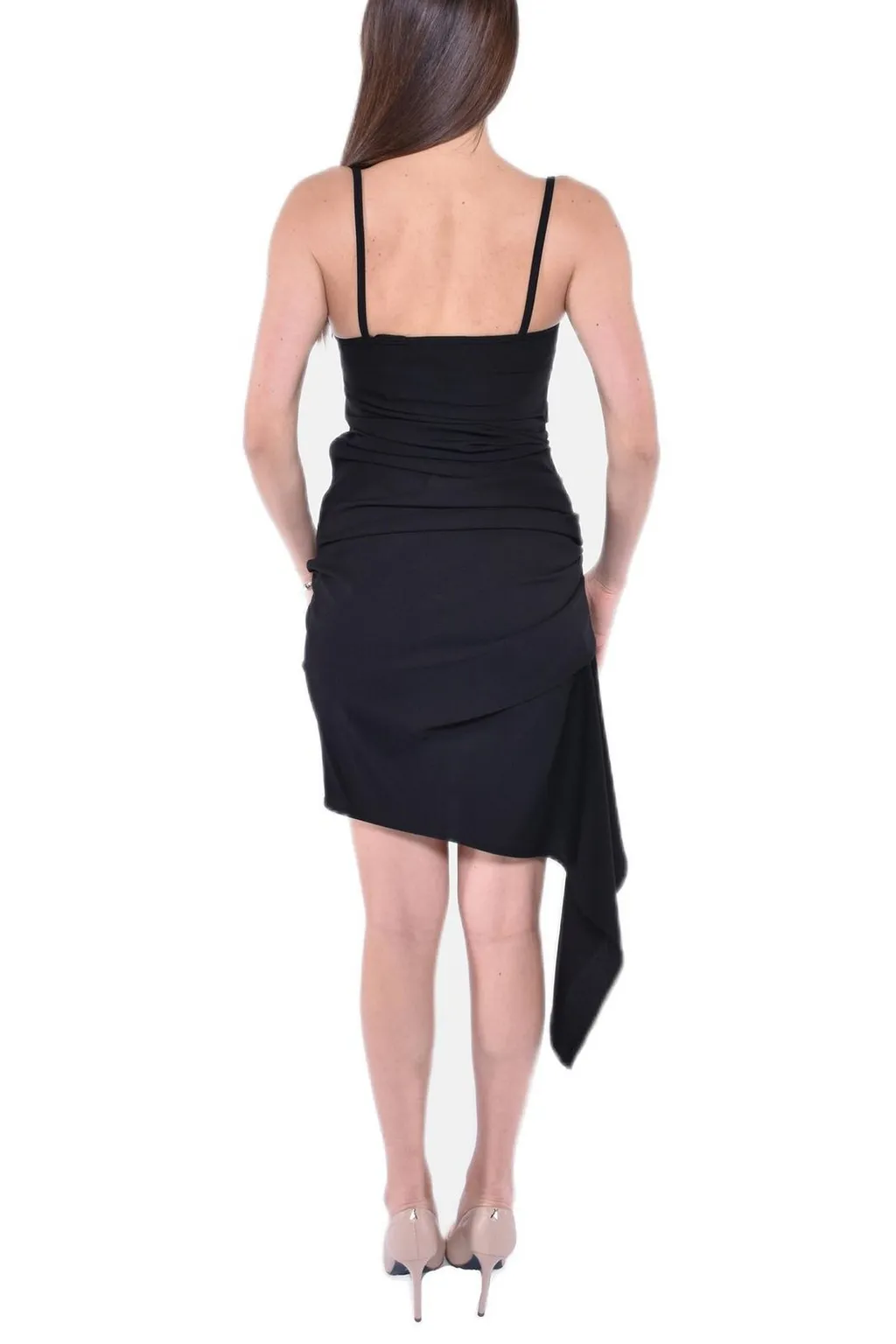 Mvp Wardrobe Manzoni Draped Mini Dress
