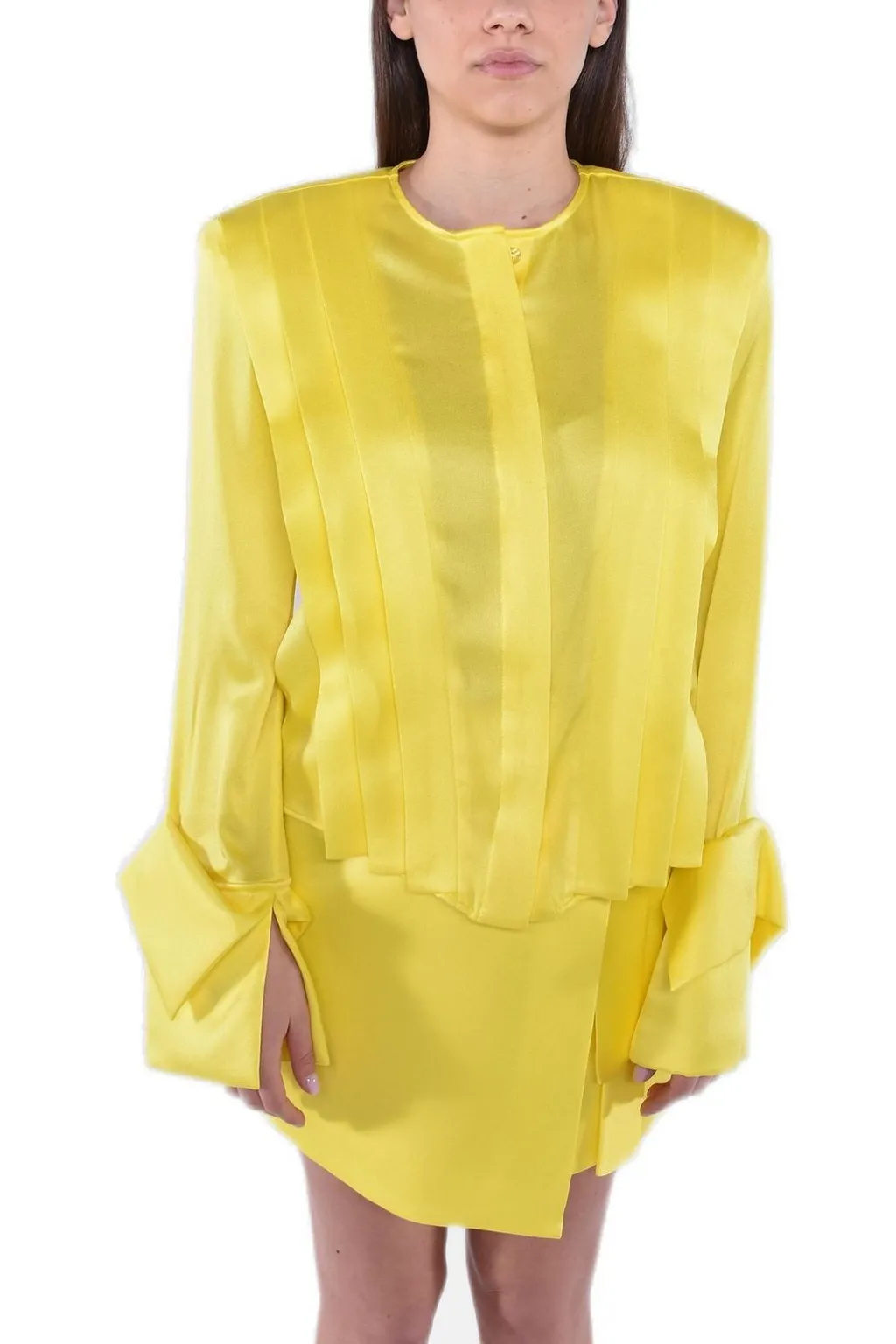 Mvp Wardrobe Ava Pleated Shirt
