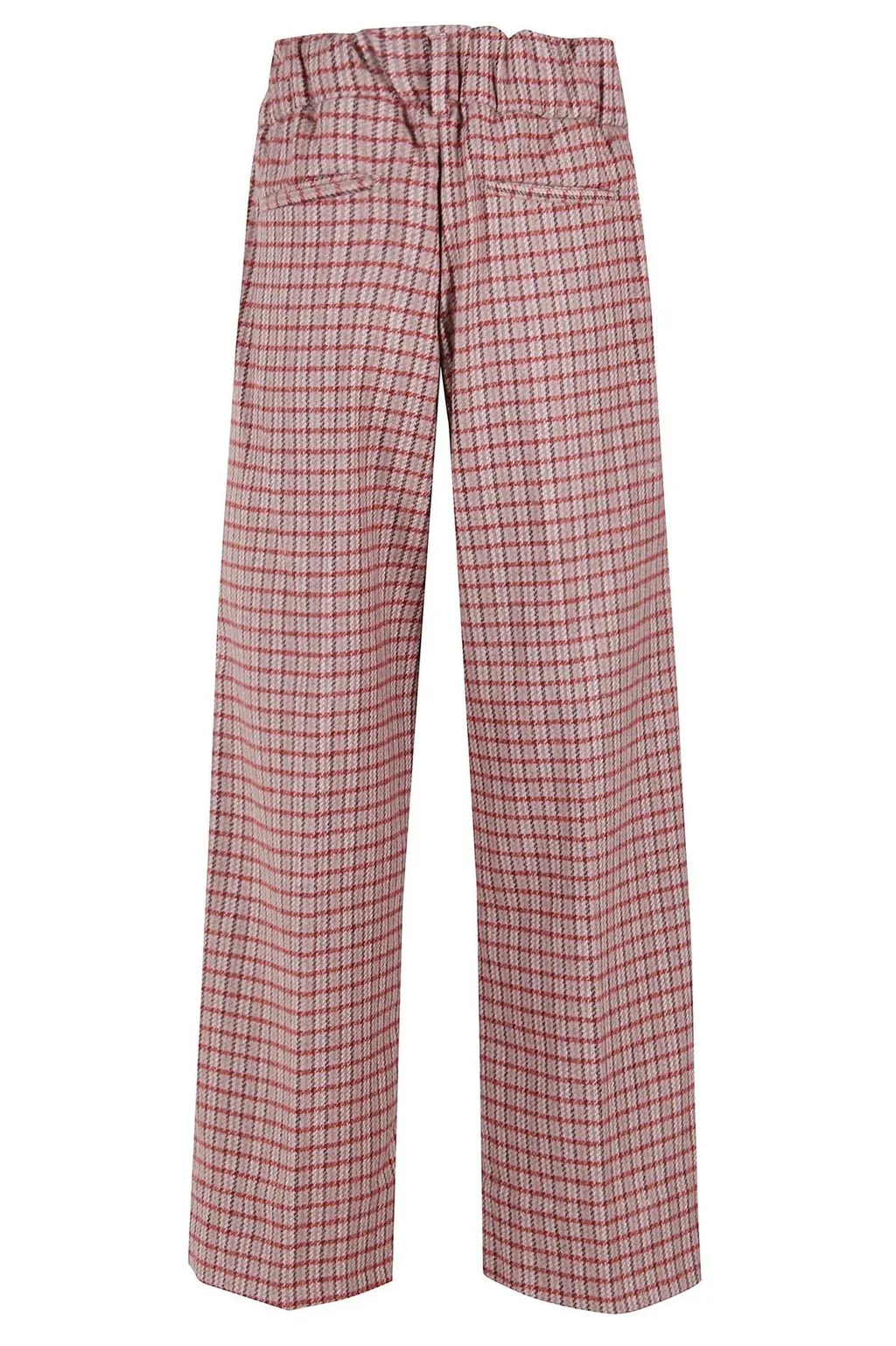 Myths Check Pattern Wool Pants