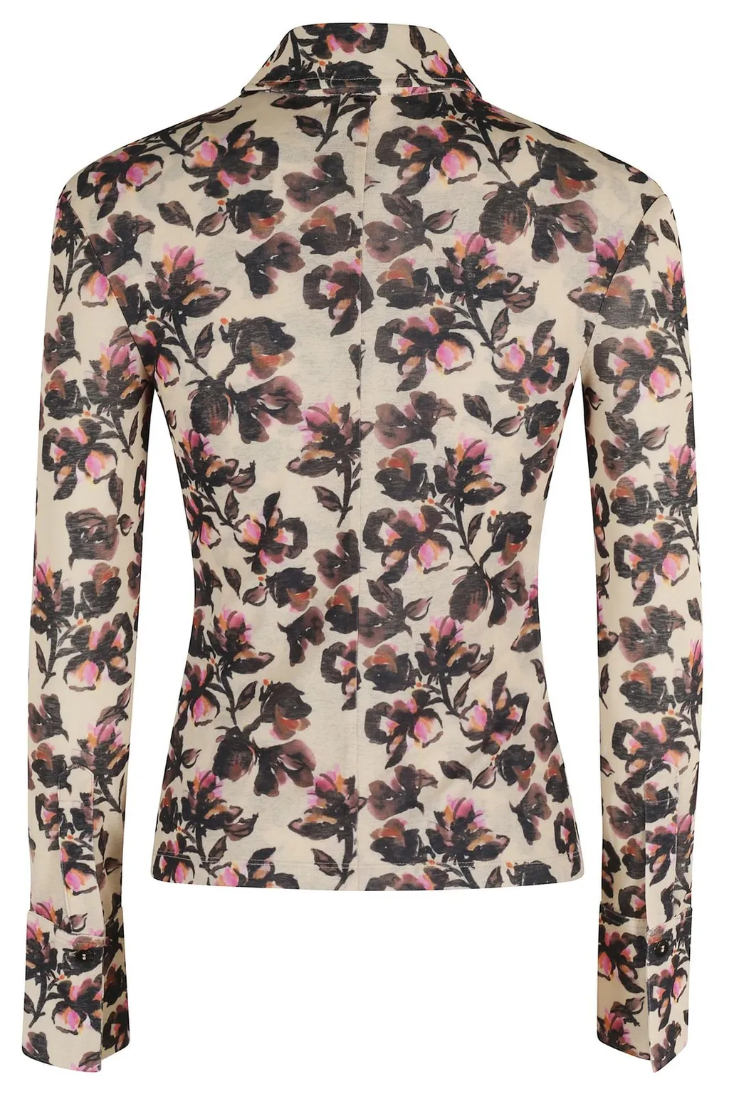 Nanushka Idana Printed Mesh Jersey Shirt
