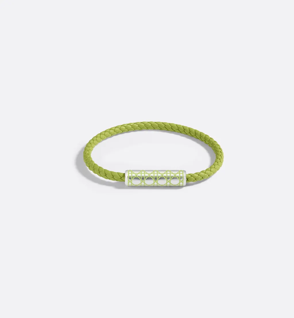 Cannage Woven Leather Bracelet